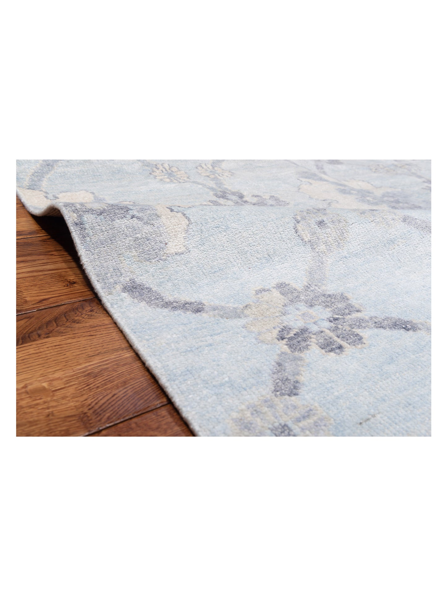 Tibetino 122556 Blue 7.11x10.2 Hand Knotted Rug
