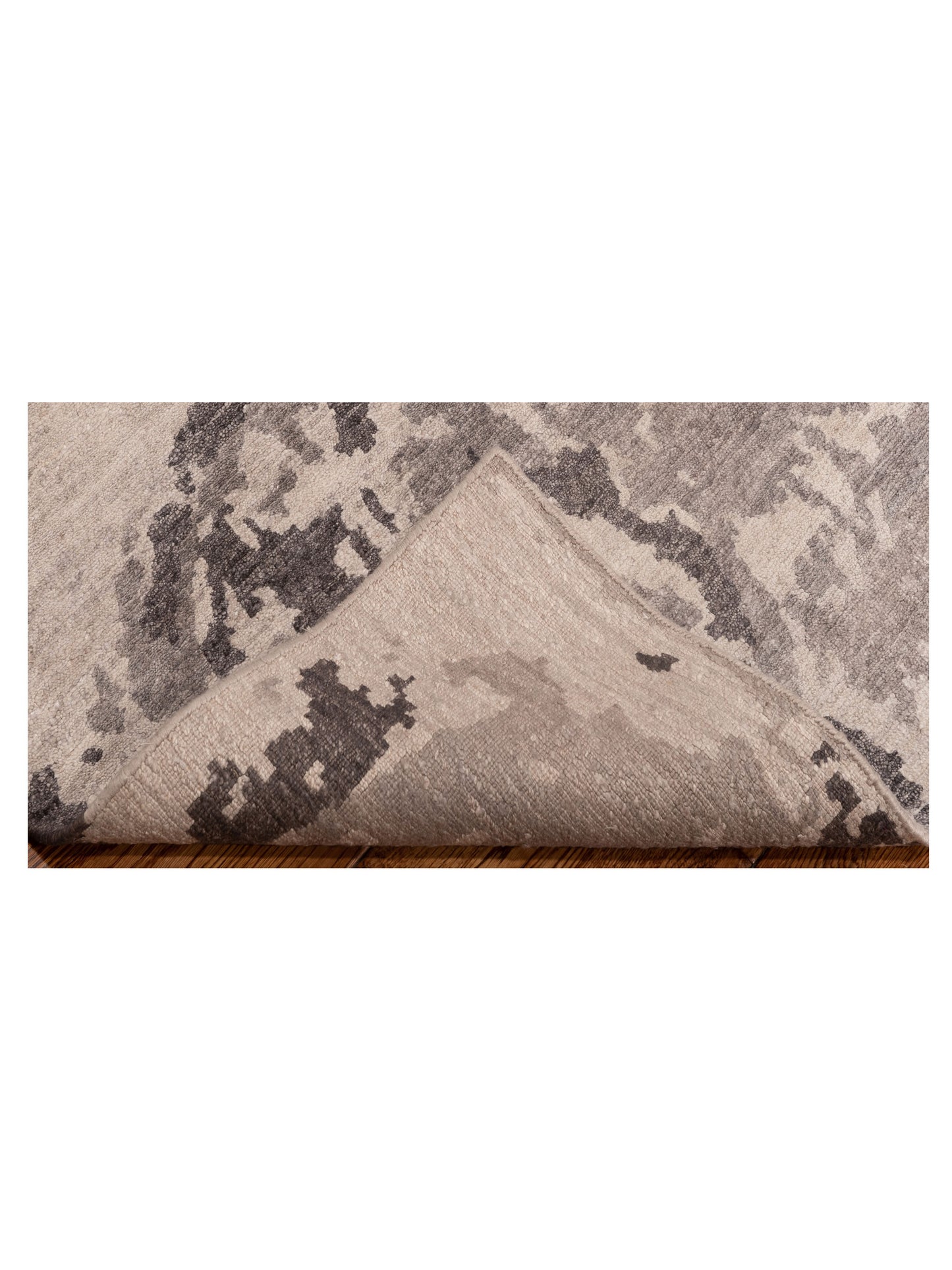 Tibetino 122563 Ivory Gray 3.11x5.10 Hand Knotted Rug