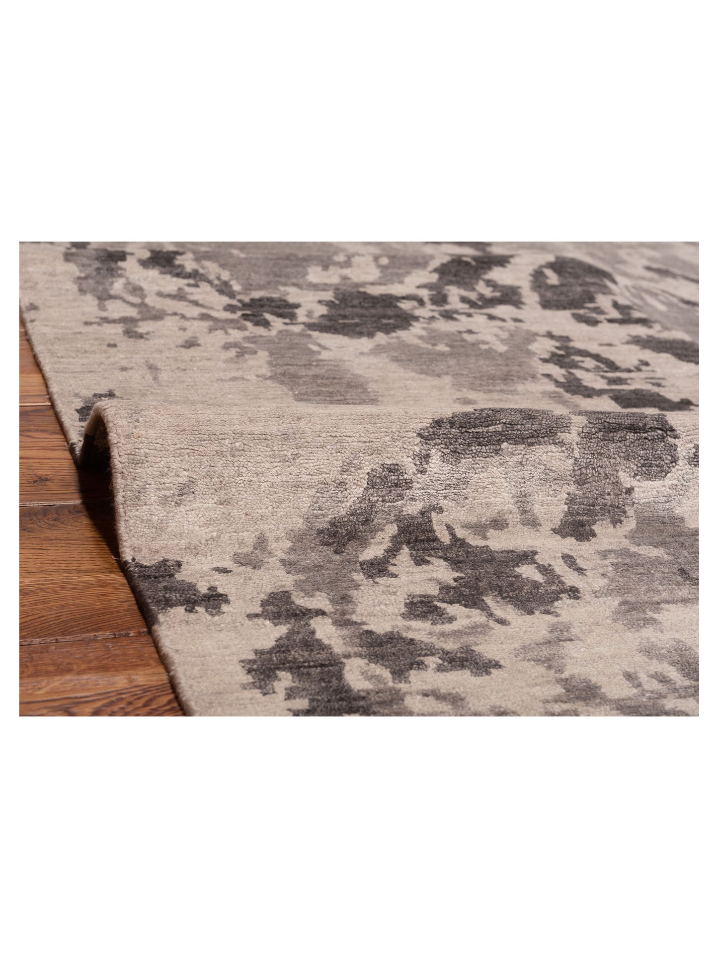 Tibetino 122563 Ivory Gray 3.11x5.10 Hand Knotted Rug