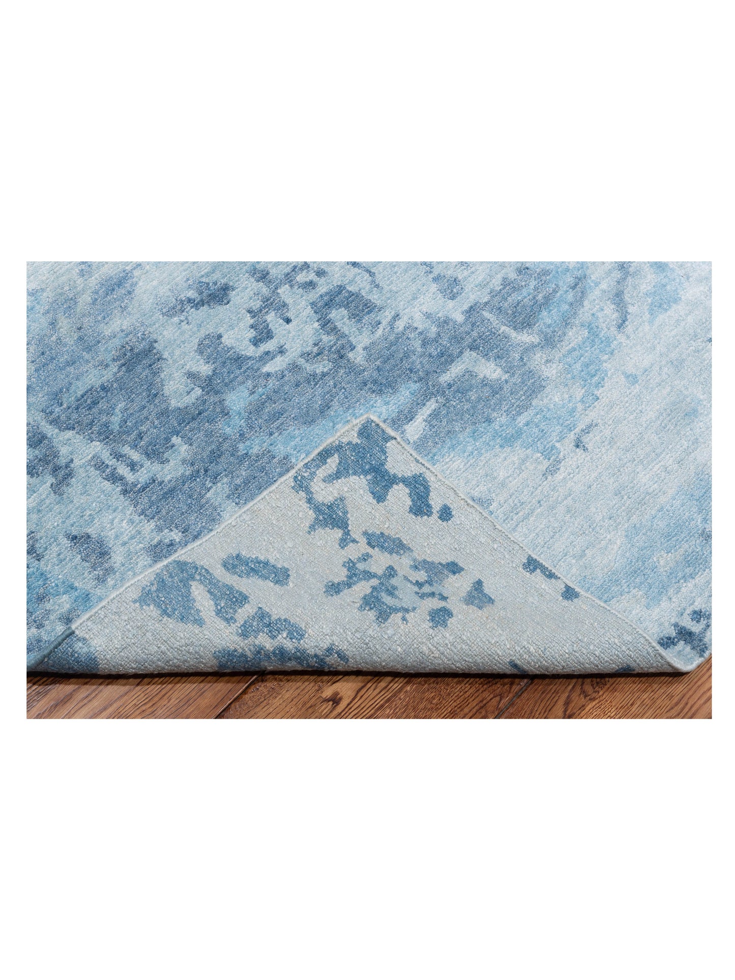 Tibetino 122589 Blue 8x9.11 Hand Knotted Rug