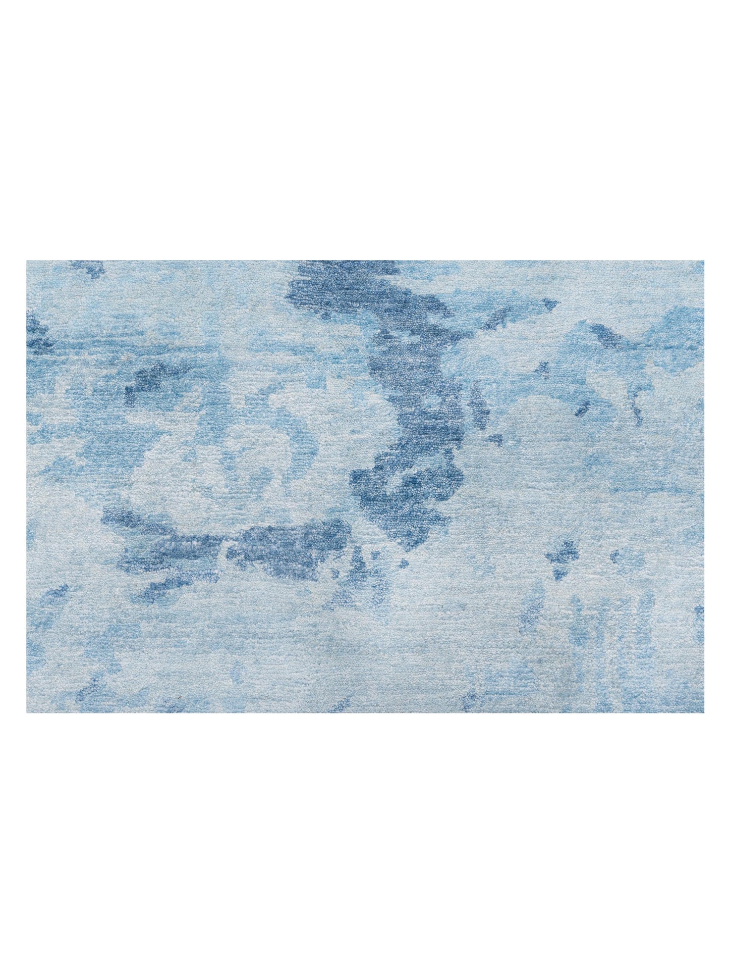 Tibetino 122589 Blue 8x9.11 Hand Knotted Rug