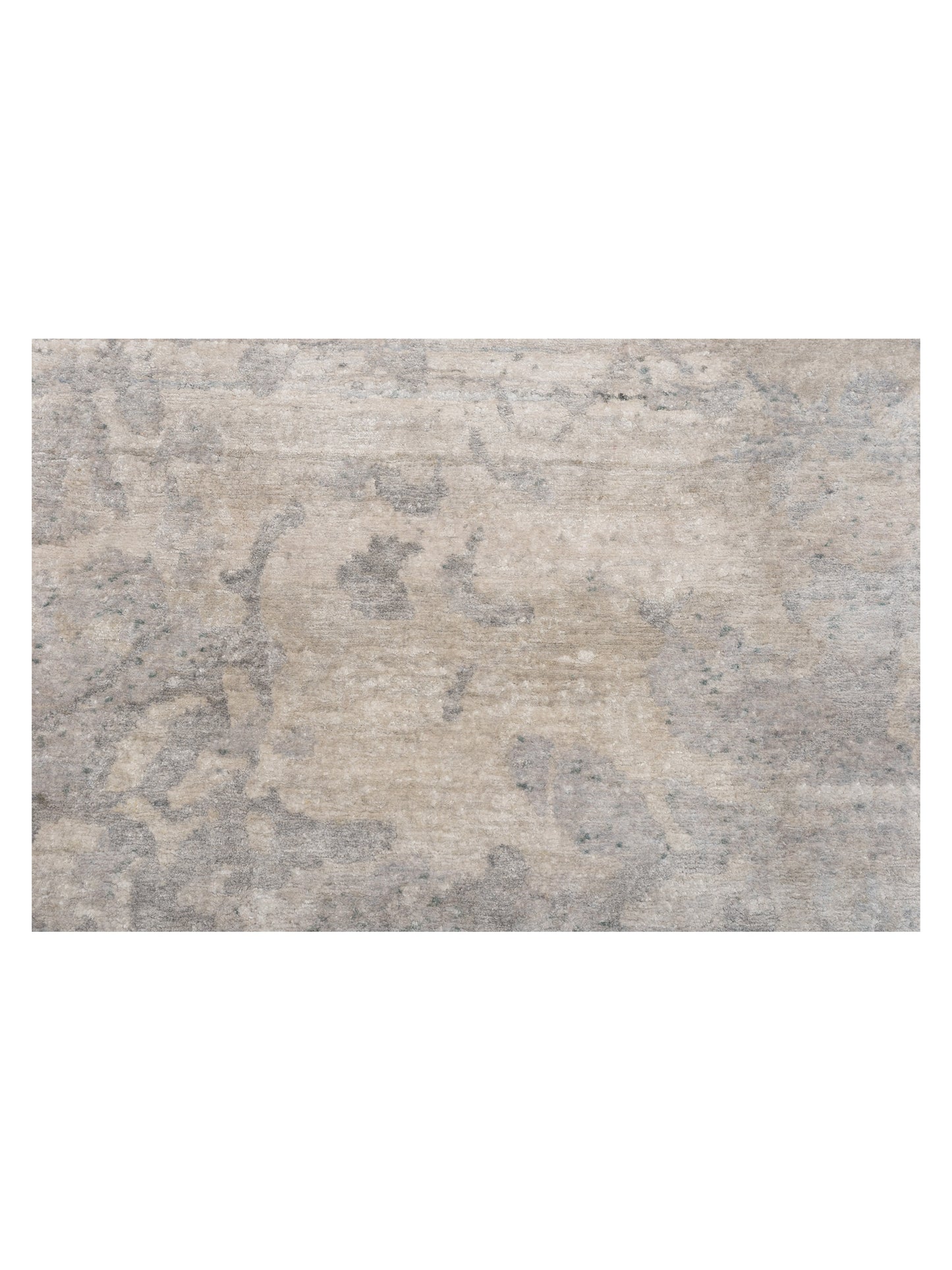 Tibetino 122591 Silver Gray 8.8x11.9 Hand Knotted Rug