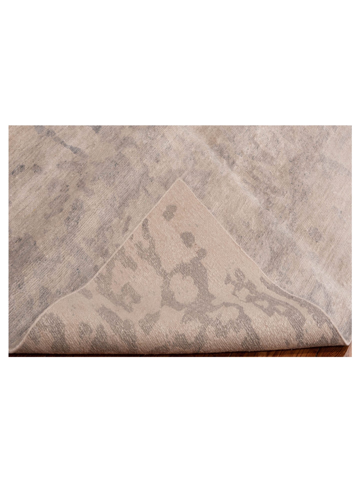 Tibetino 122594 Ivory Gray 6.2x8.9 Hand Knotted Rug
