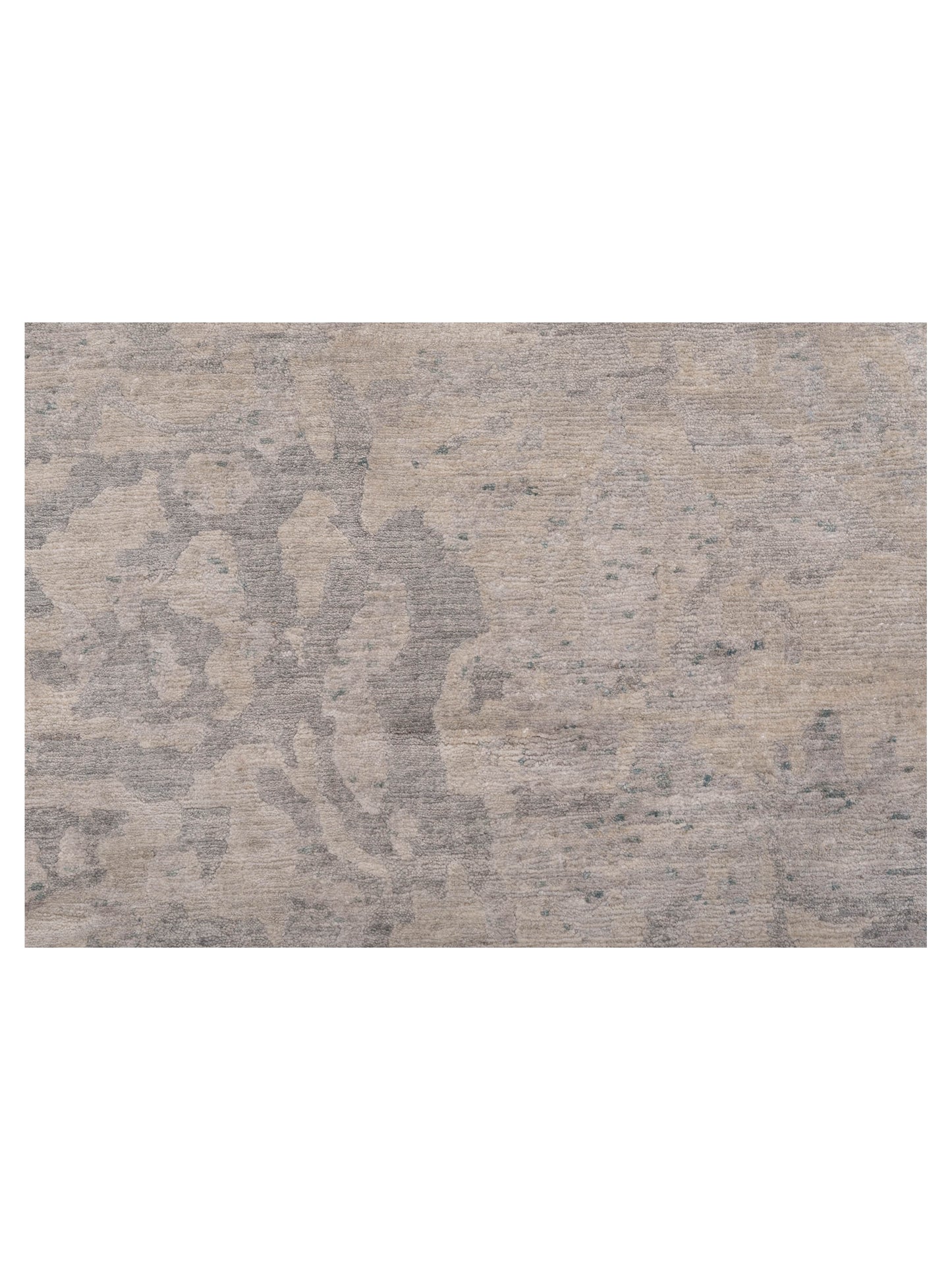 Tibetino 122596 Ivory Gray 3.11x5.11 Hand Knotted Rug