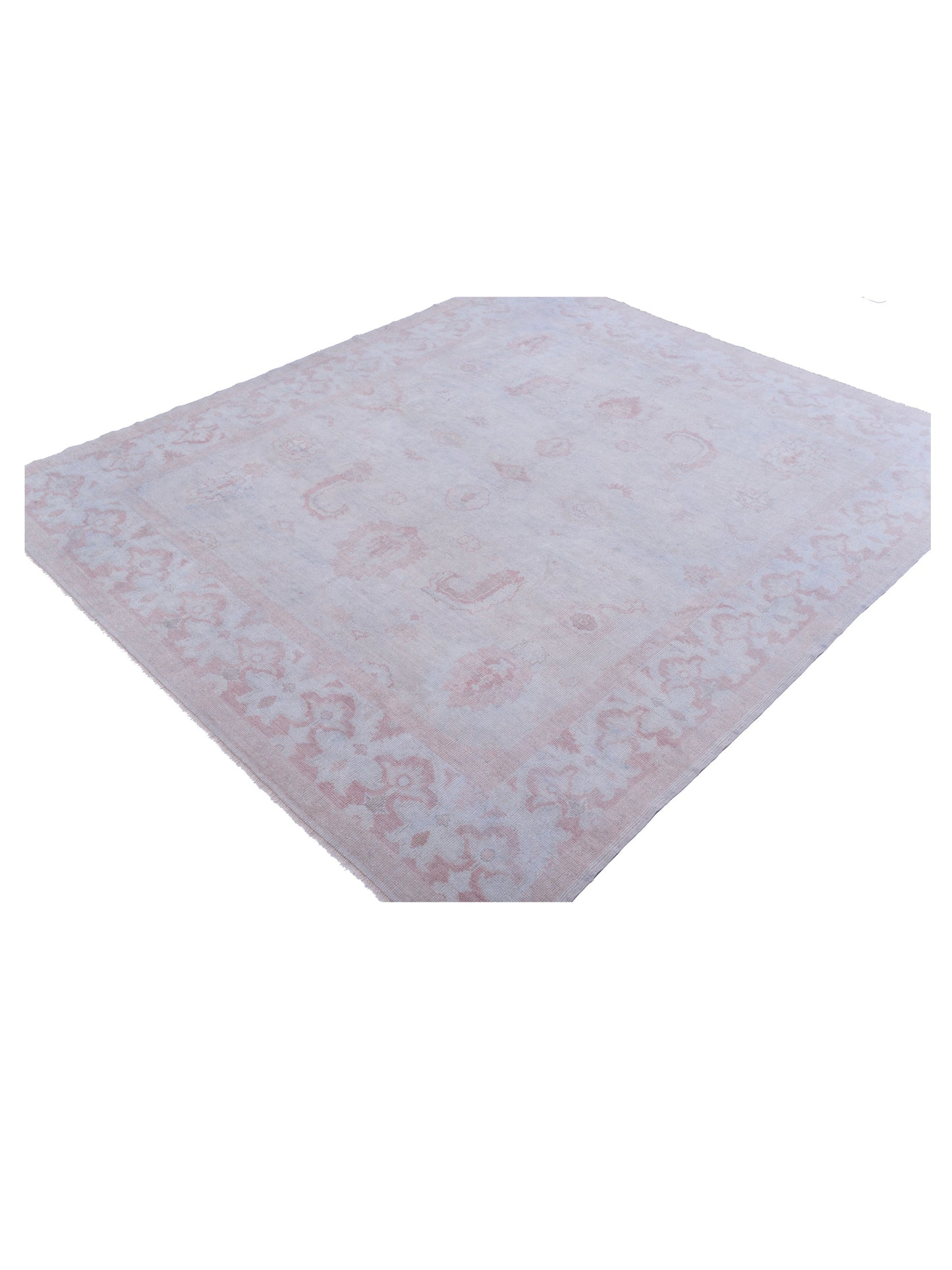 Anadol Oushak 122624 Beige Silver 8x9.2 Hand Knotted Rug