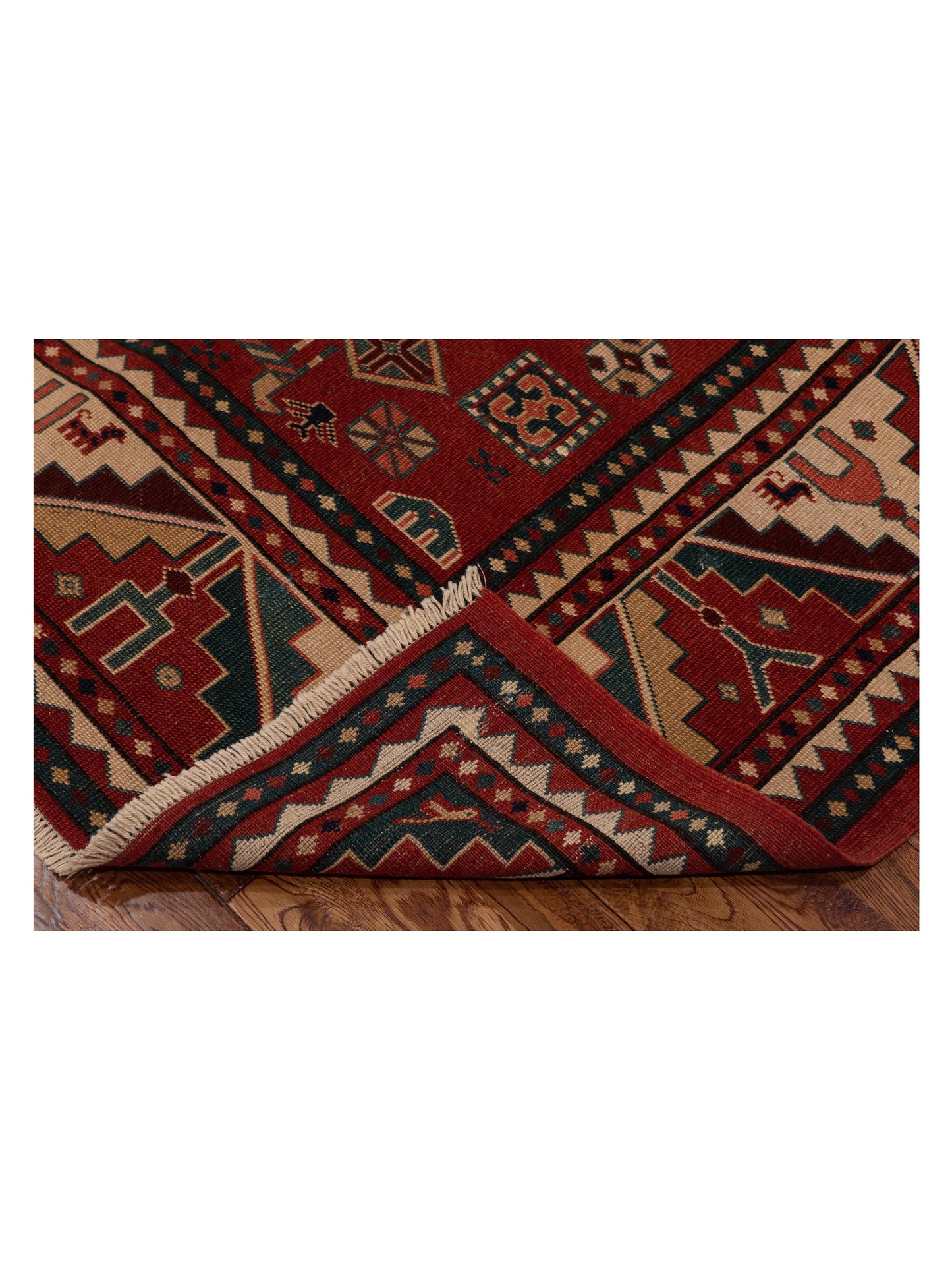 Turkish Shirwan 122628 Multi 6.10x8.11 Hand Knotted Rug