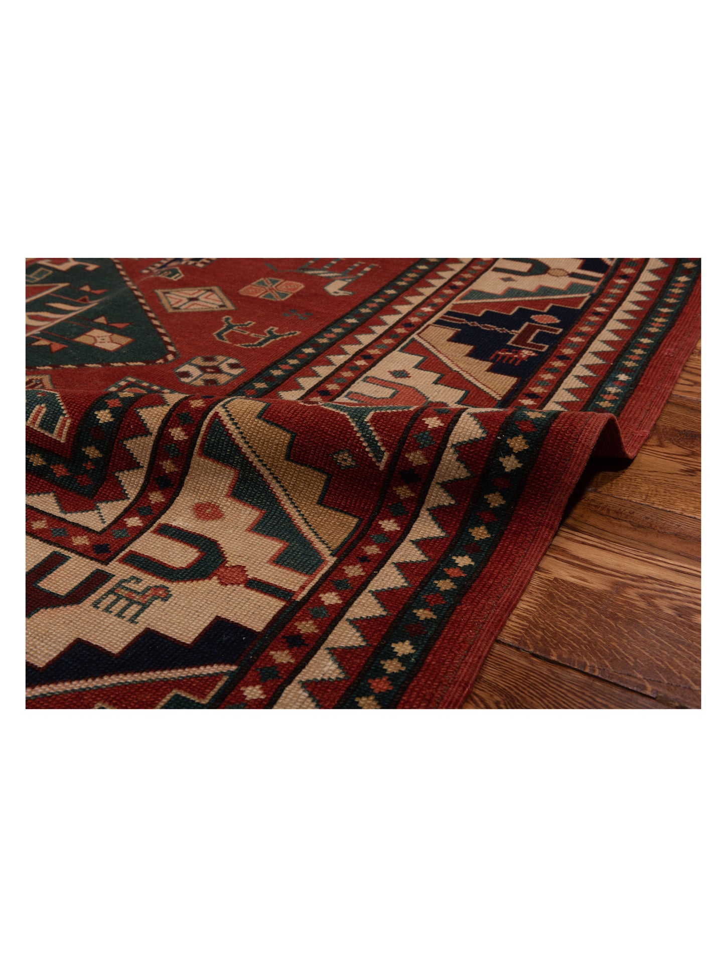 Turkish Shirwan 122628 Multi 6.10x8.11 Hand Knotted Rug