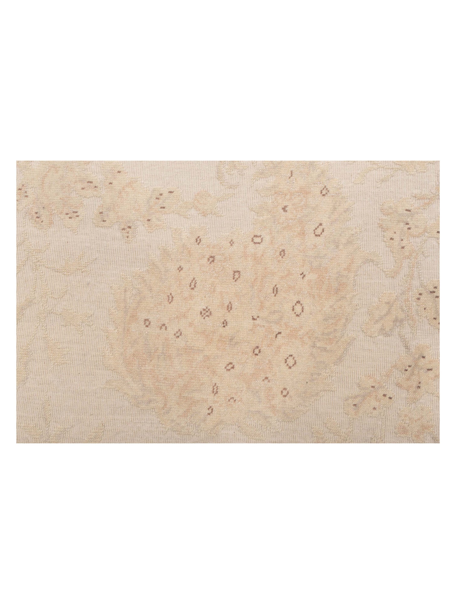 Vintage 122674 Ivory 9x12.6 Hand Knotted Rug