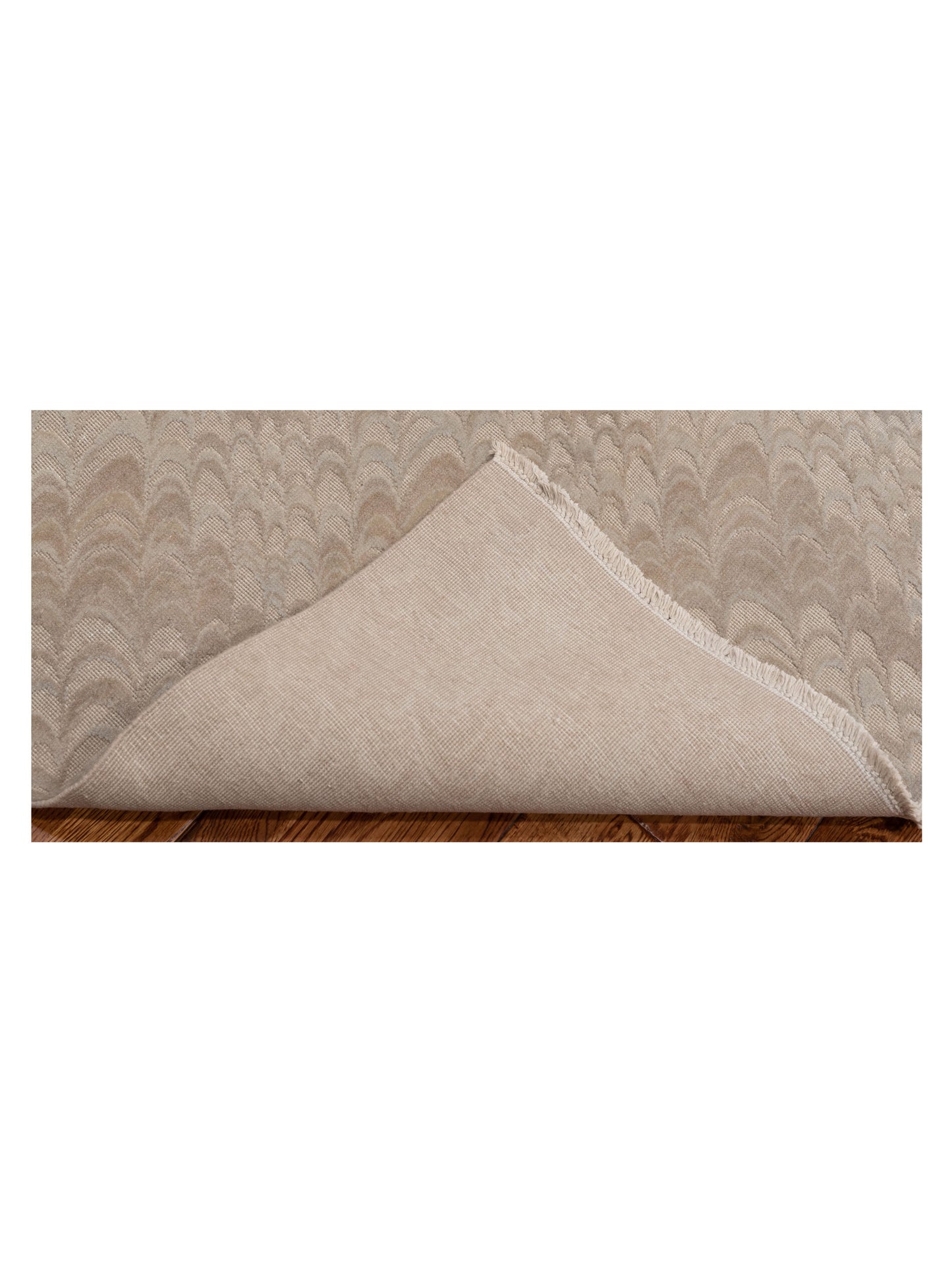 Vintage 122680 Silver 7.2x8.6 Hand Knotted Rug