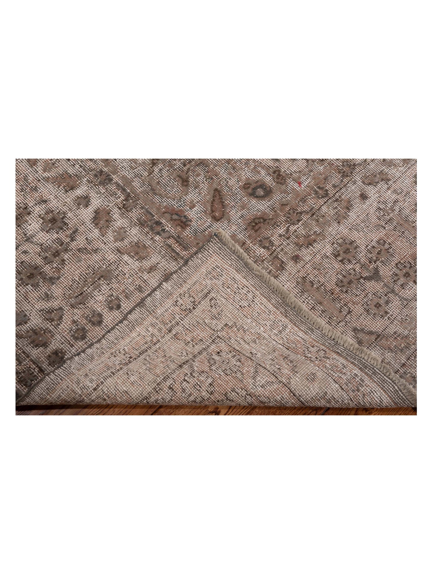 Vintage 122703 Gray 9x12.2 Hand Knotted Rug