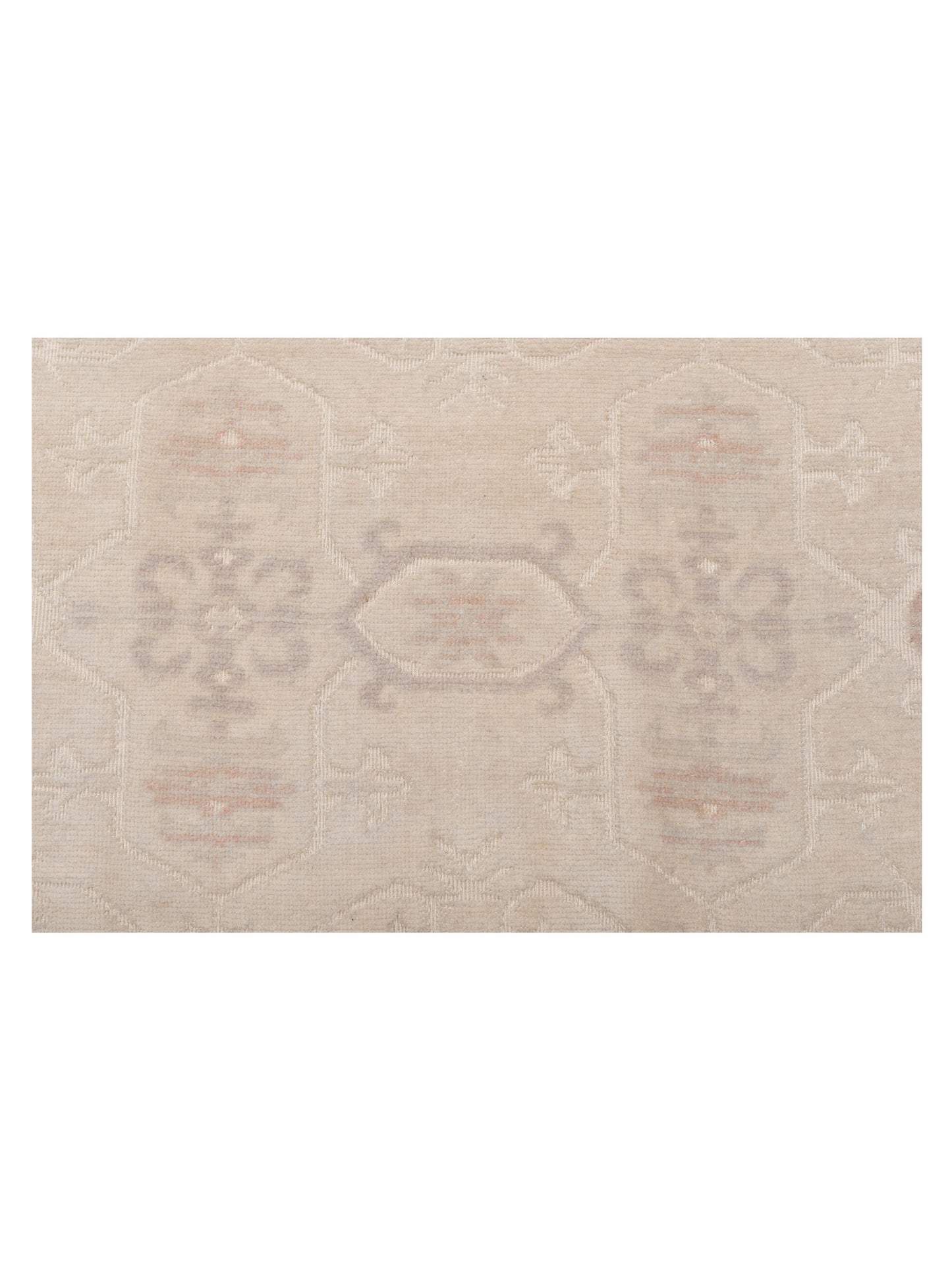 Vintage 122720 Ivory 10.2x13.8 Hand Knotted Rug