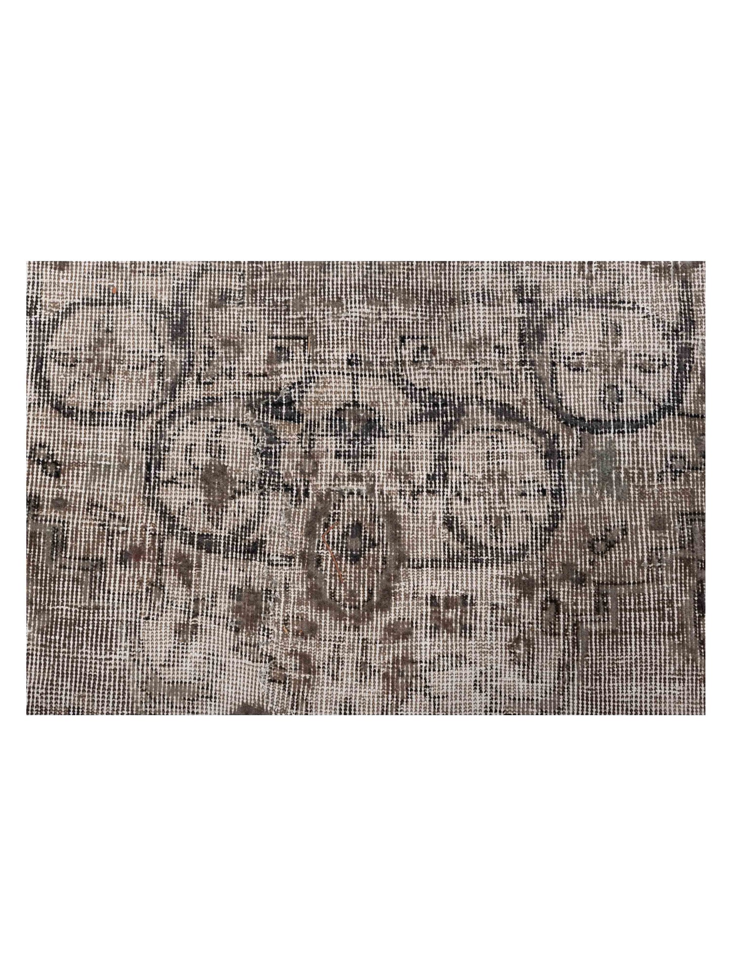 Vintage 122728 Light Gray 8.4x11.8 Hand Knotted Rug
