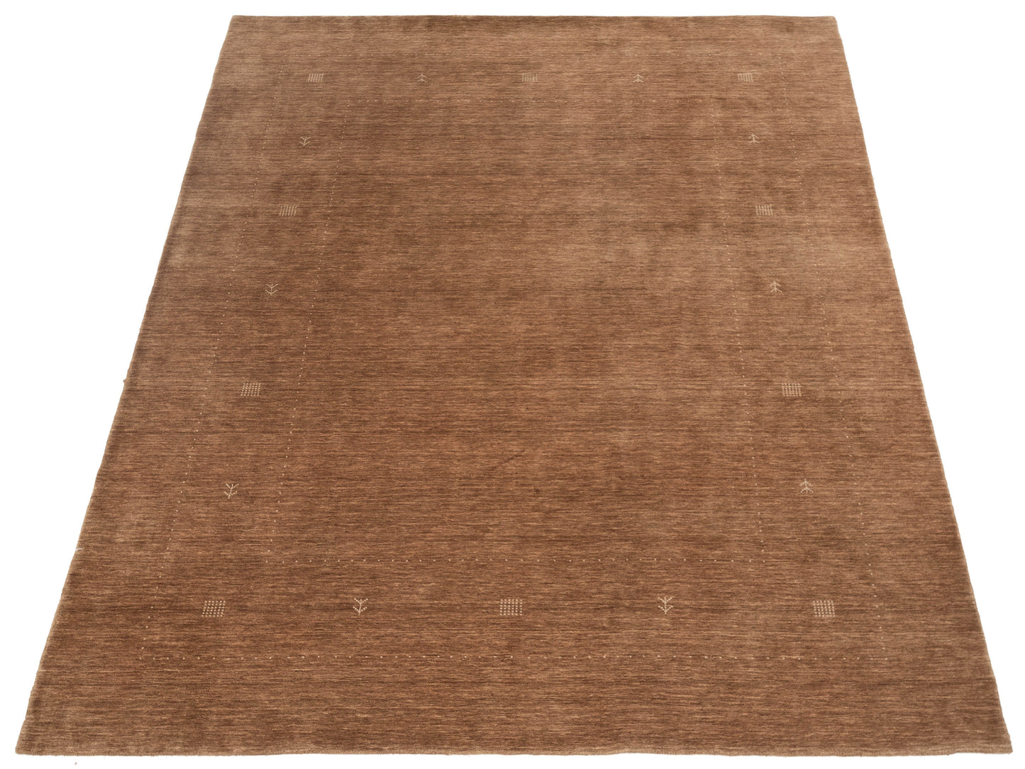 Himalayan 122822 Brown 8x9.8 Hand Knotted Rug