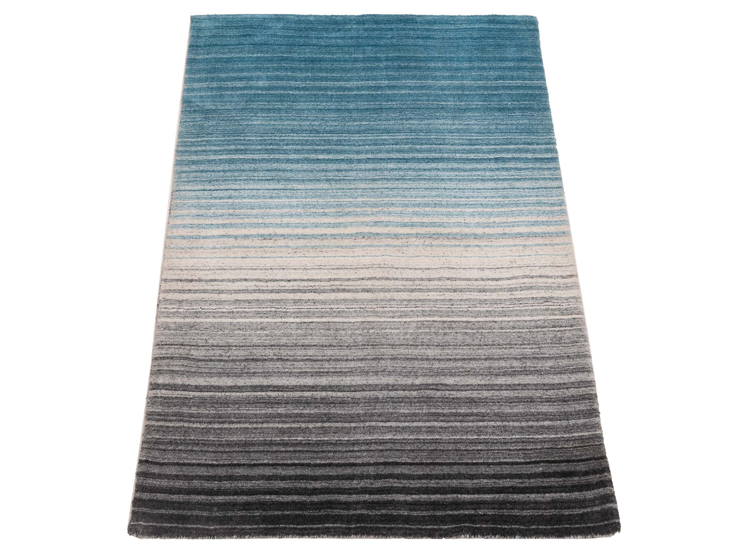 Himalayan 123031 Gray Blue 3x4.10 Hand Knotted Rug