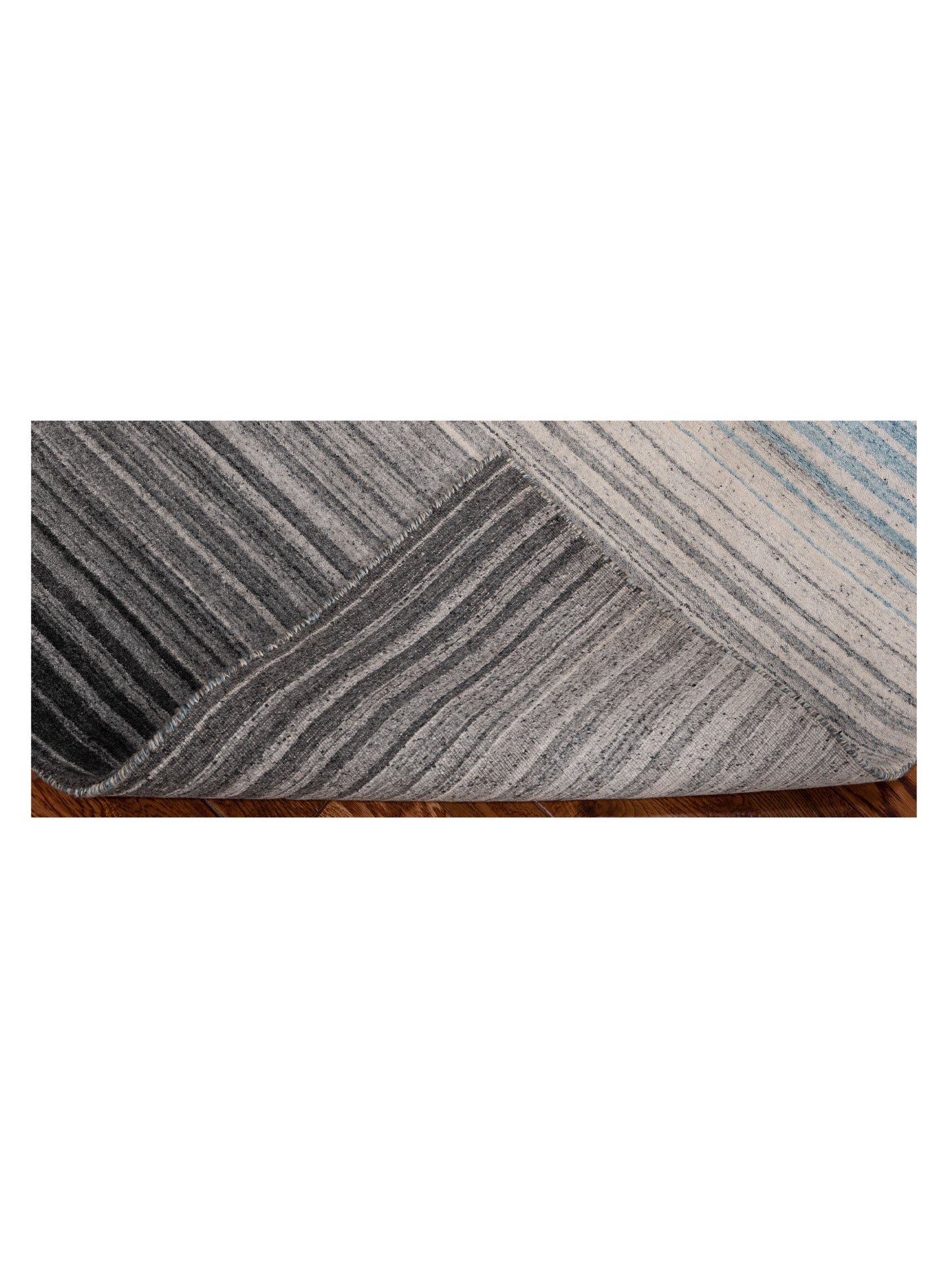 Himalayan 123031 Gray Blue 3x4.10 Hand Knotted Rug