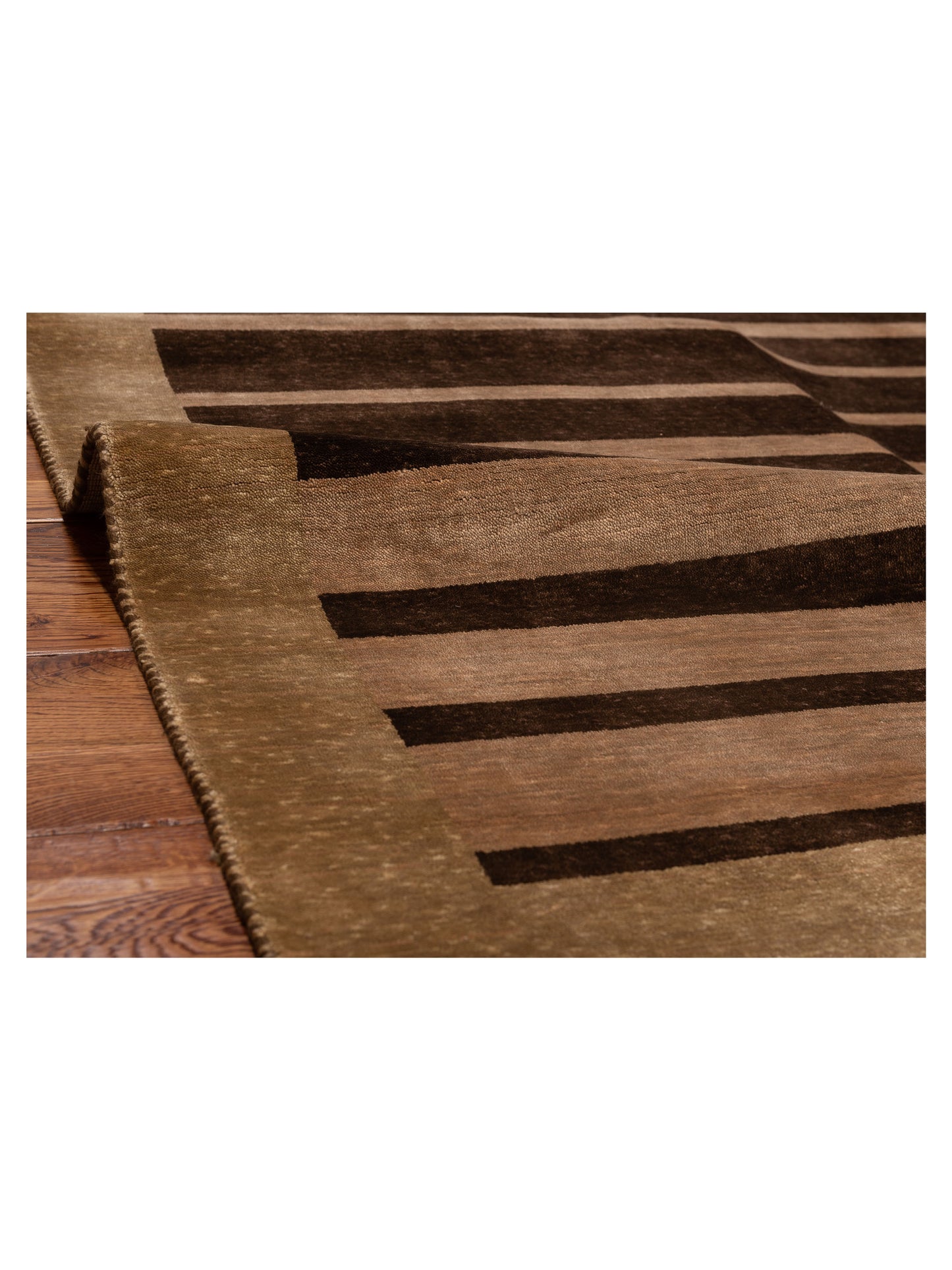Himalayan 123070 Brown 5.3x7.5 Hand Knotted Rug