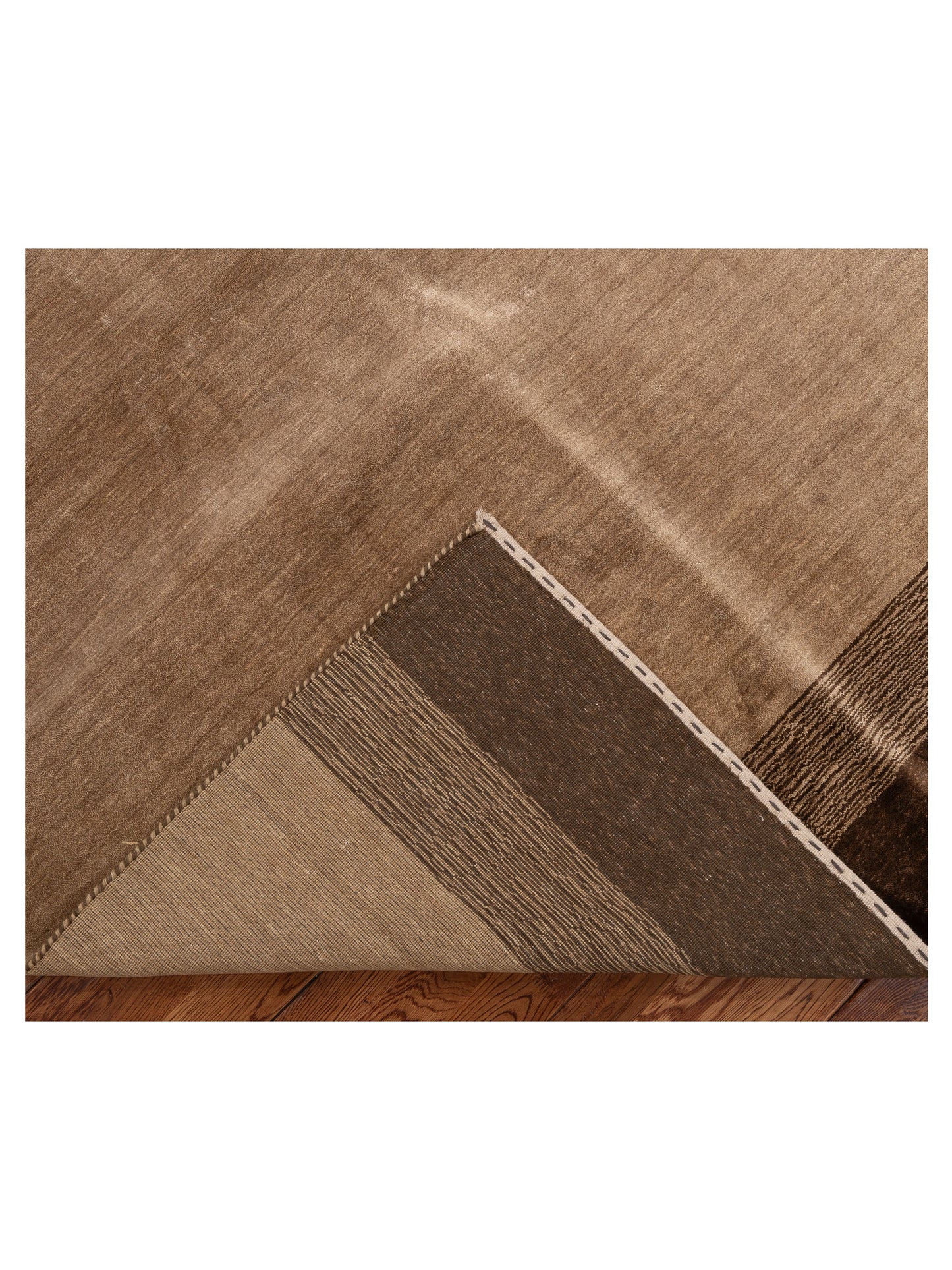 Himalayan 123074 Brown 5.2x7.5 Hand Knotted Rug