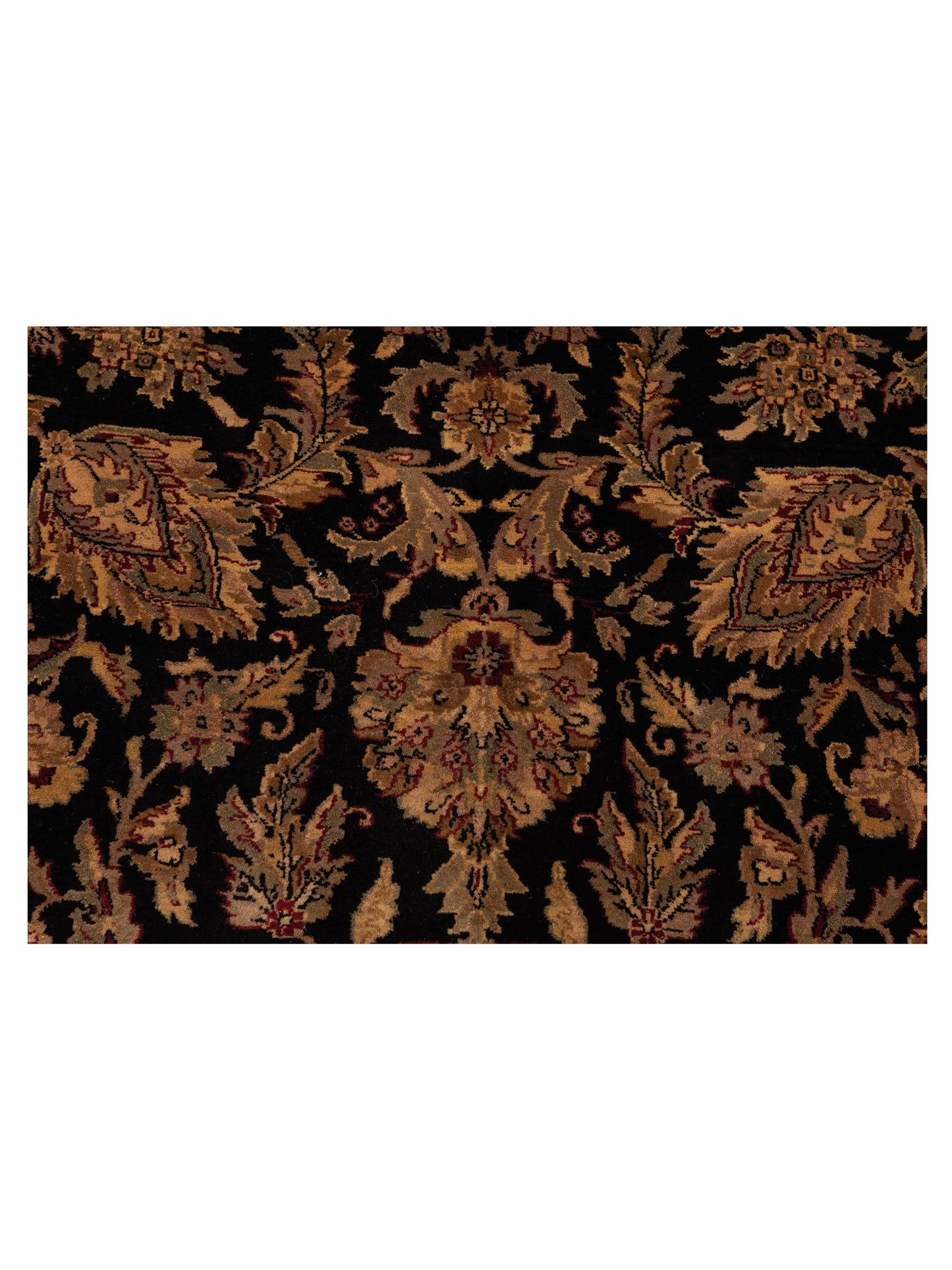 Crown 123079 Black Beige 8.9x11.10 Hand Knotted Rug