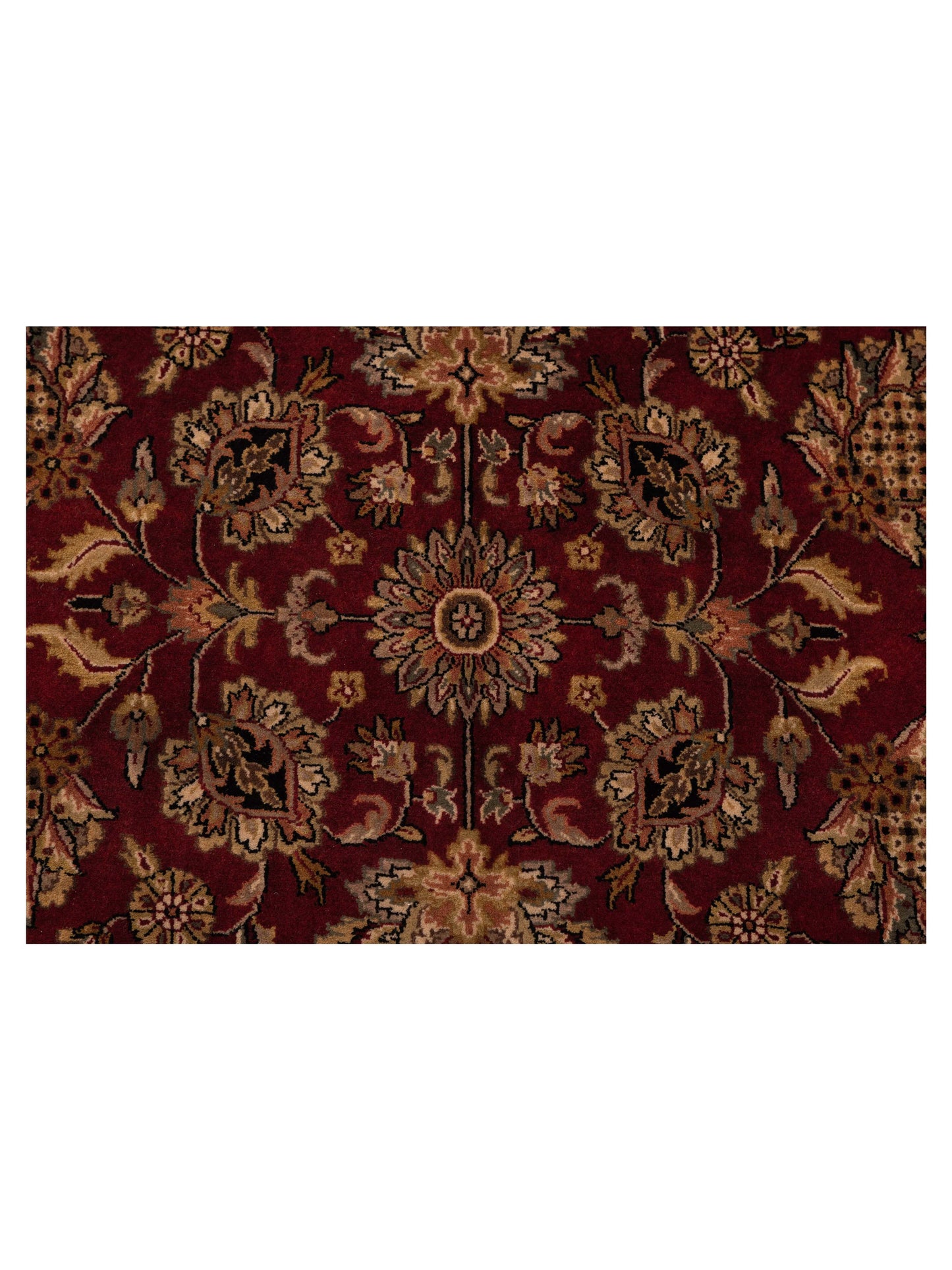 Crown 123083 Burgundy Black 9x12 Hand Knotted Rug