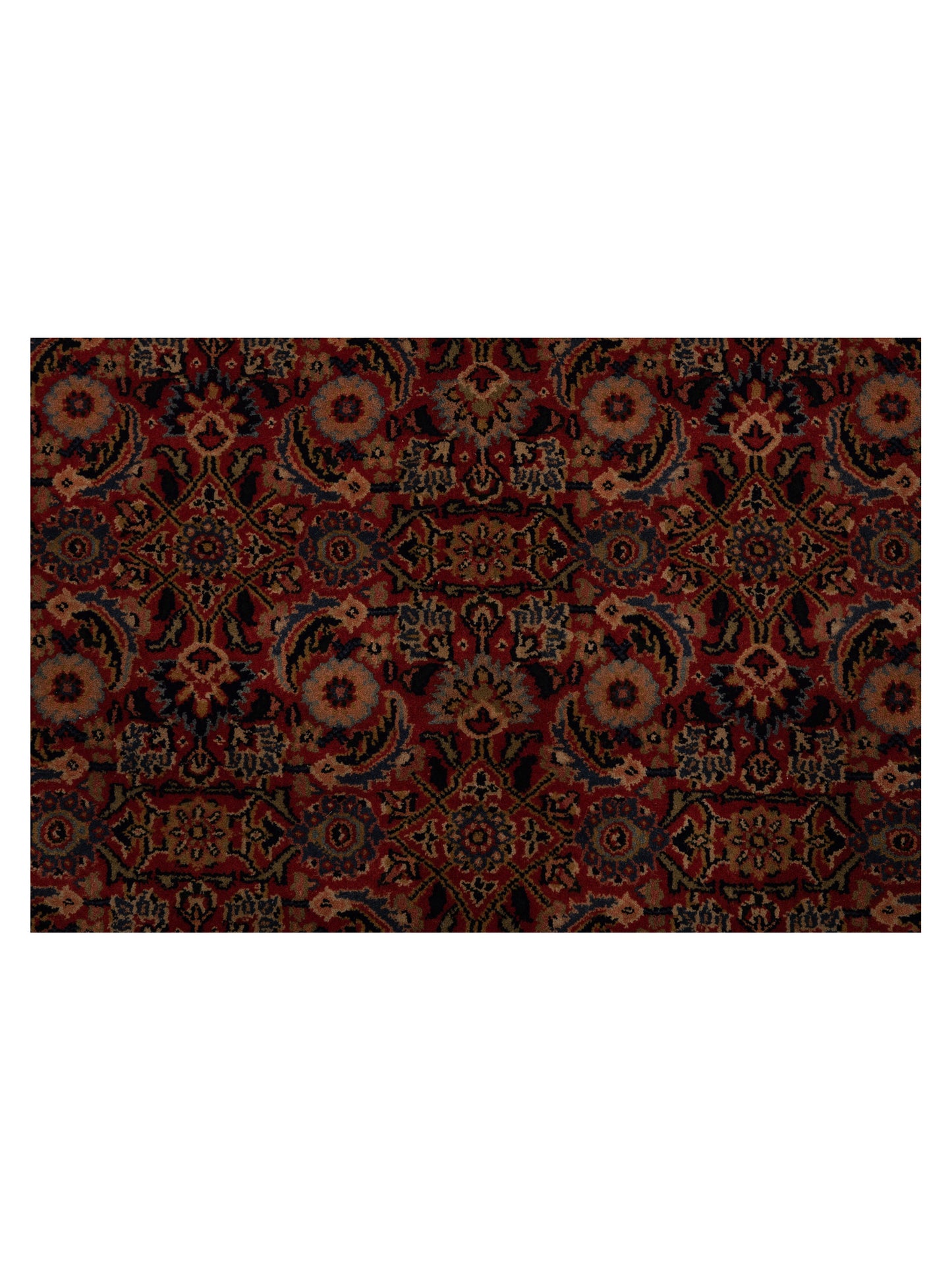 Sivas 123088 Orange Navy 8.2x9.9 Hand Knotted Rug