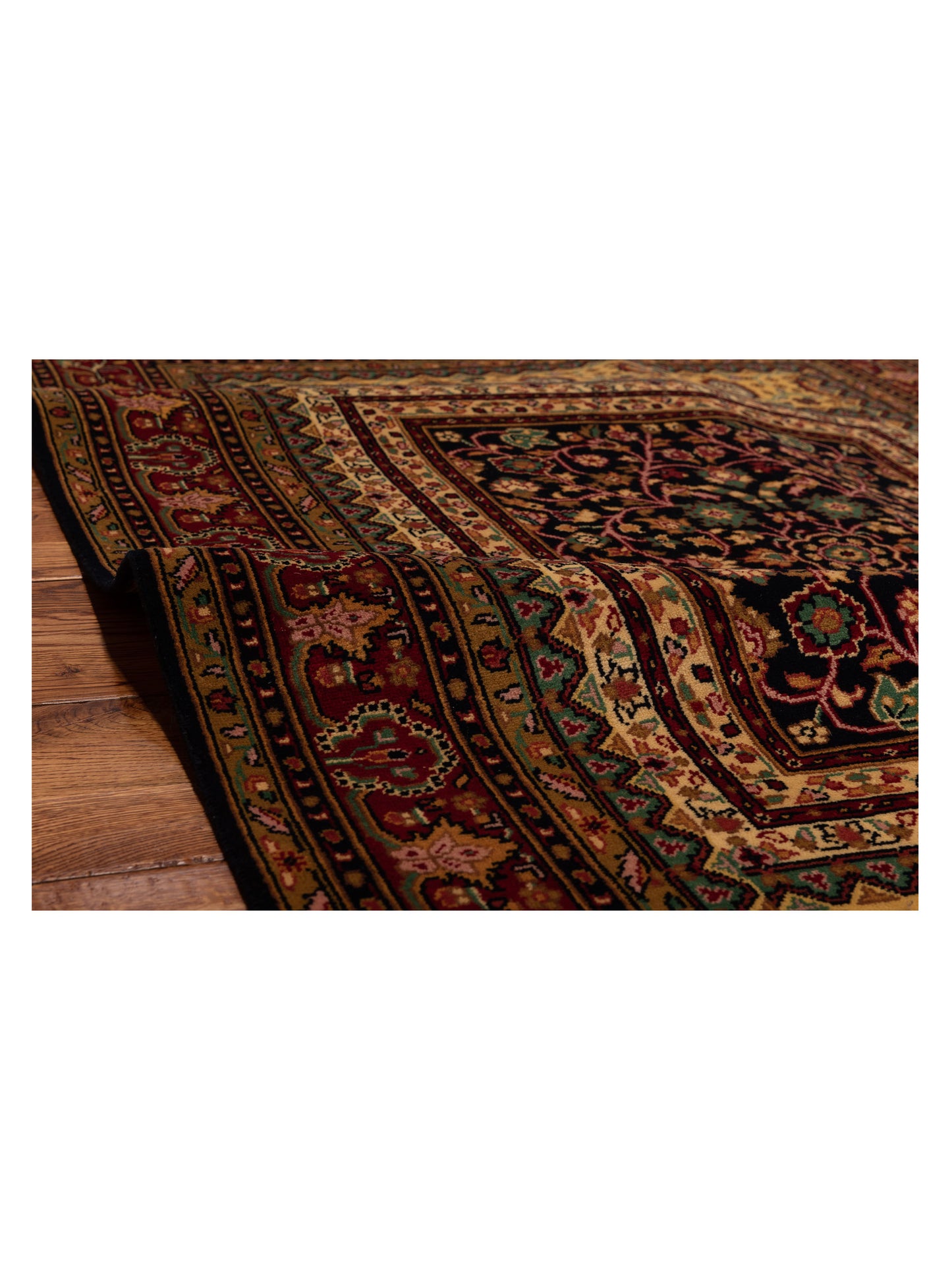 Sivas 123188 Black Red 4.1x6.1 Hand Knotted Rug