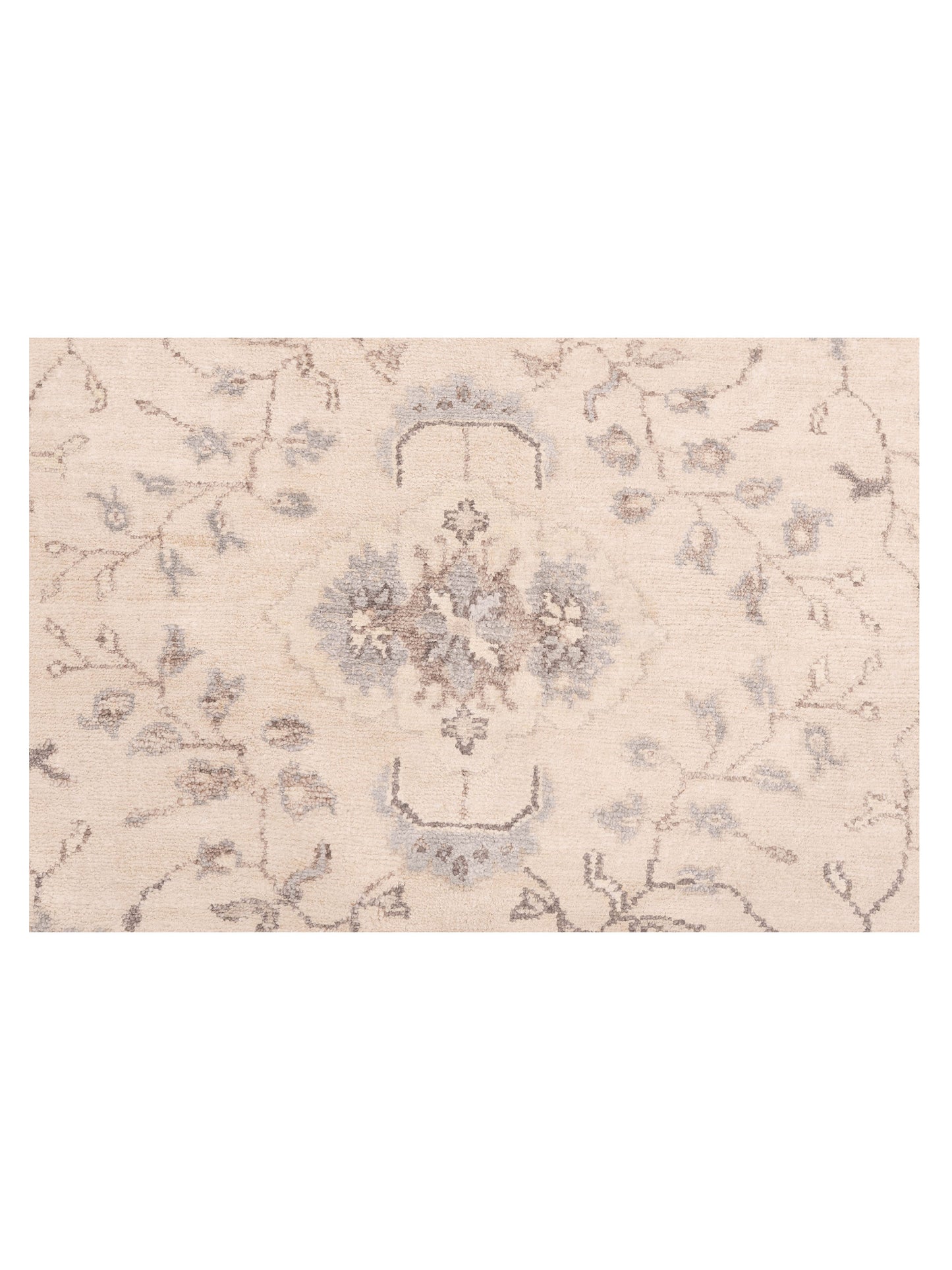 Tibetino 123225 Ivory Beige 5.1x7.8 Hand Knotted Rug