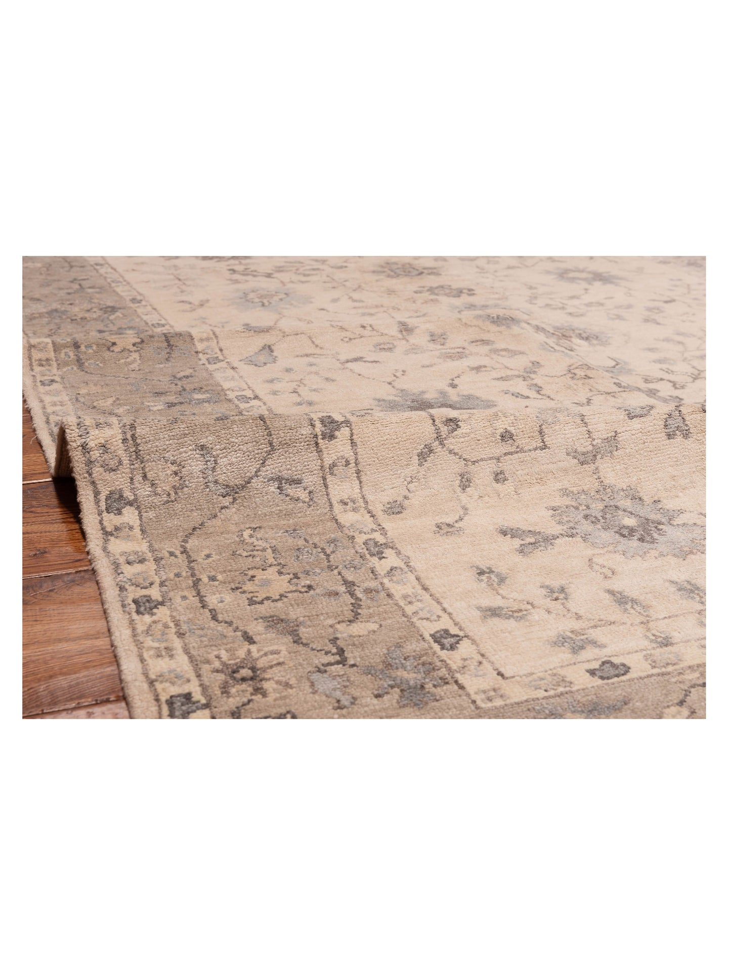 Tibetino 123225 Ivory Beige 5.1x7.8 Hand Knotted Rug