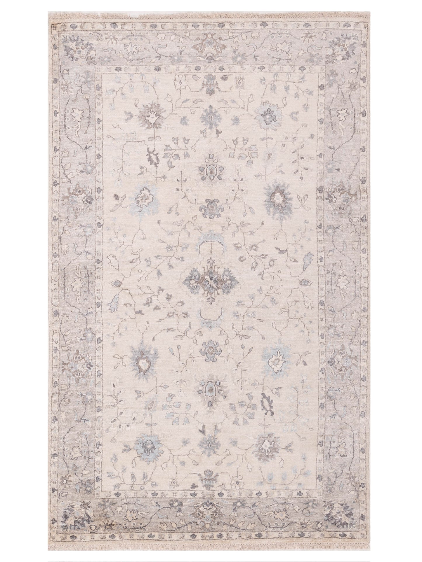 Siena Tibetino Ivory Silver Contemporary