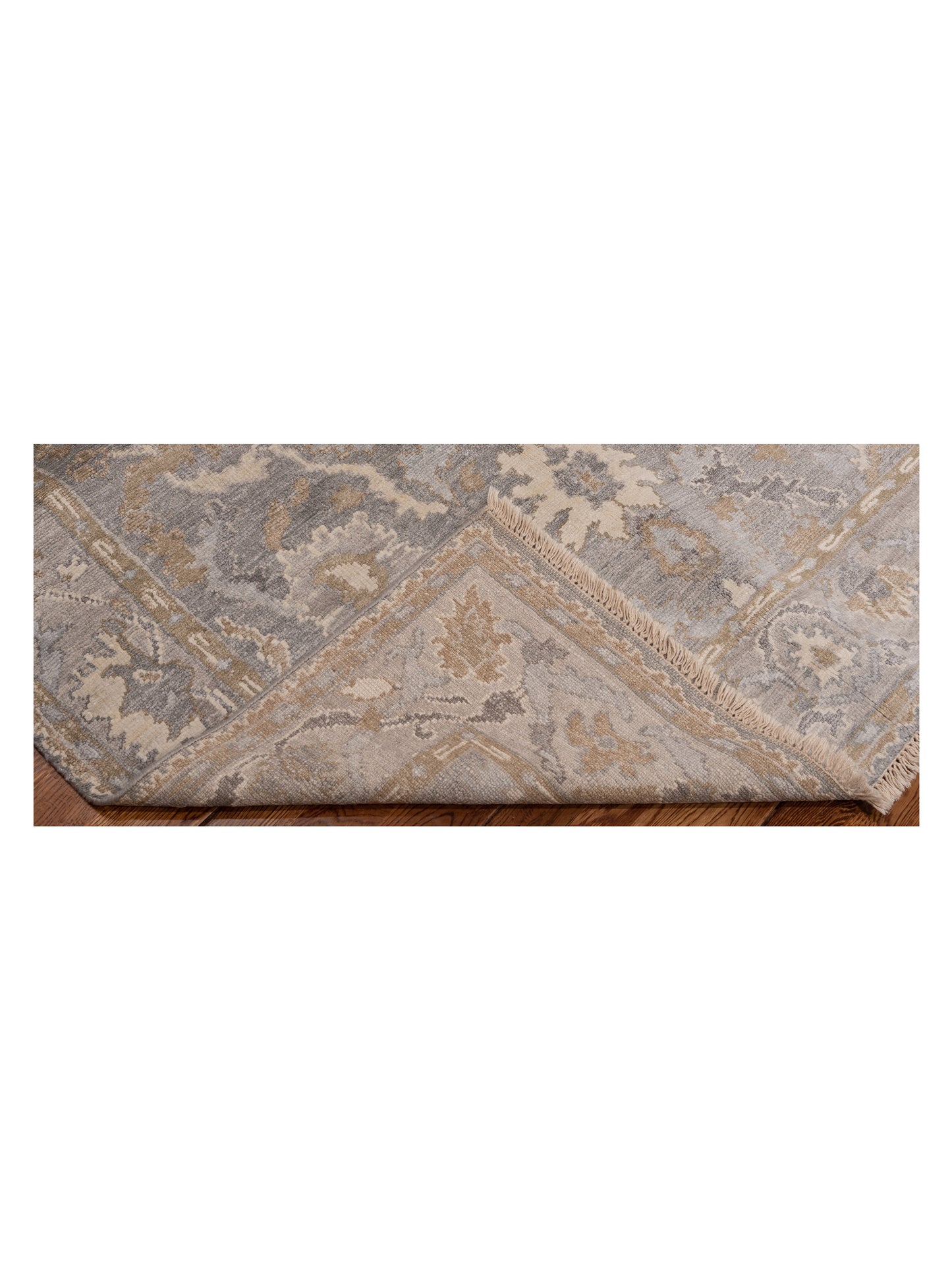 Tibetino 123237 Gray Silver 4.1x6.1 Hand Knotted Rug