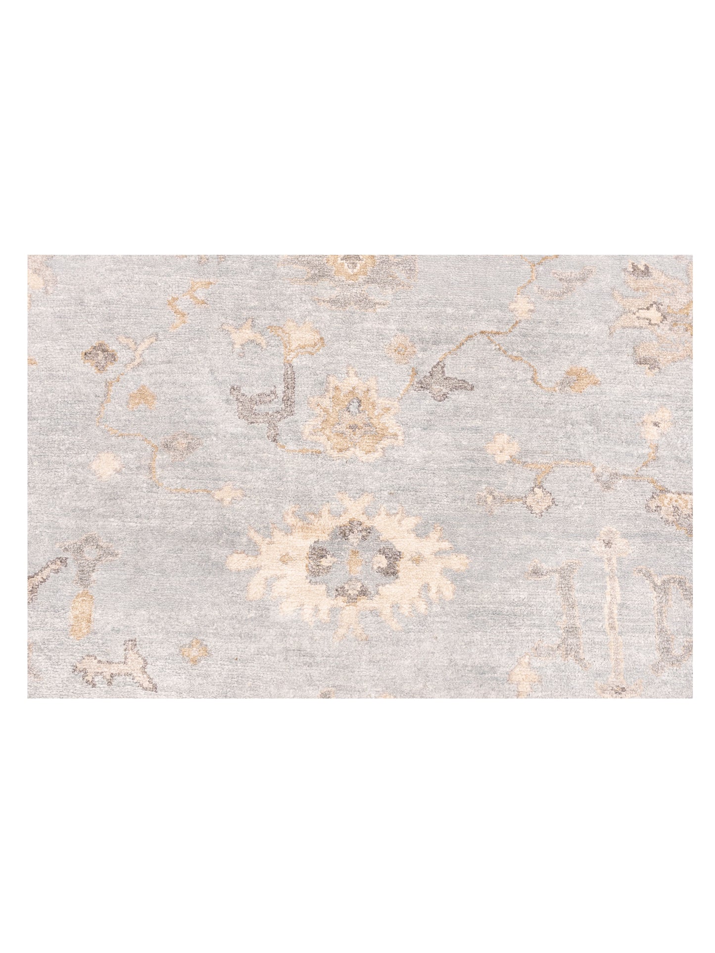 Tibetino 123256 Blue Ivory 4.11x7.10 Hand Knotted Rug