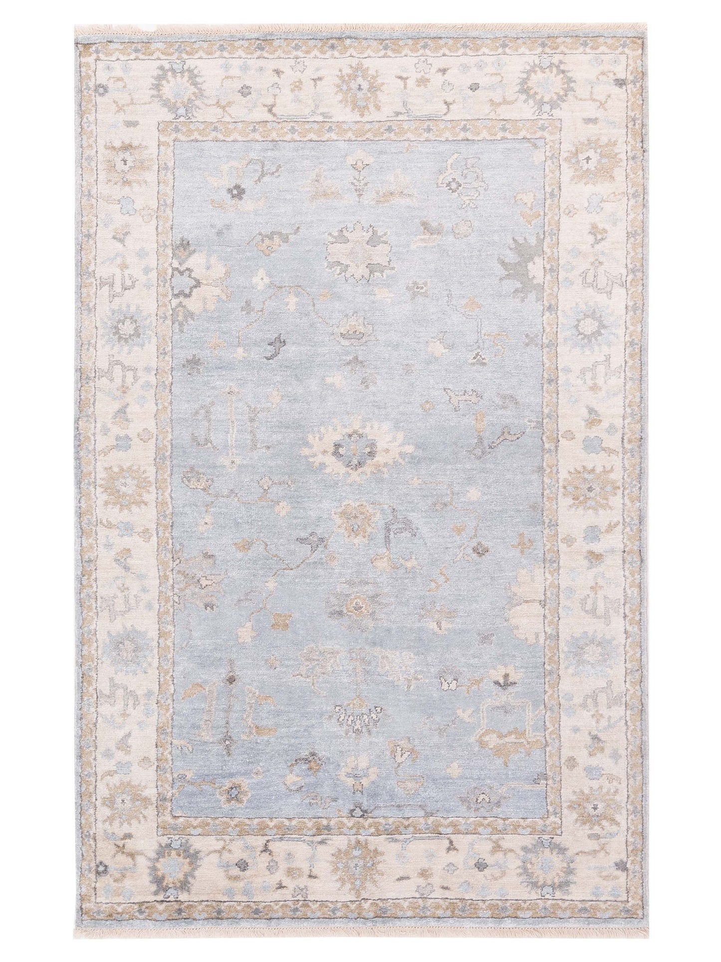 Siena Tibetino Blue Ivory Contemporary