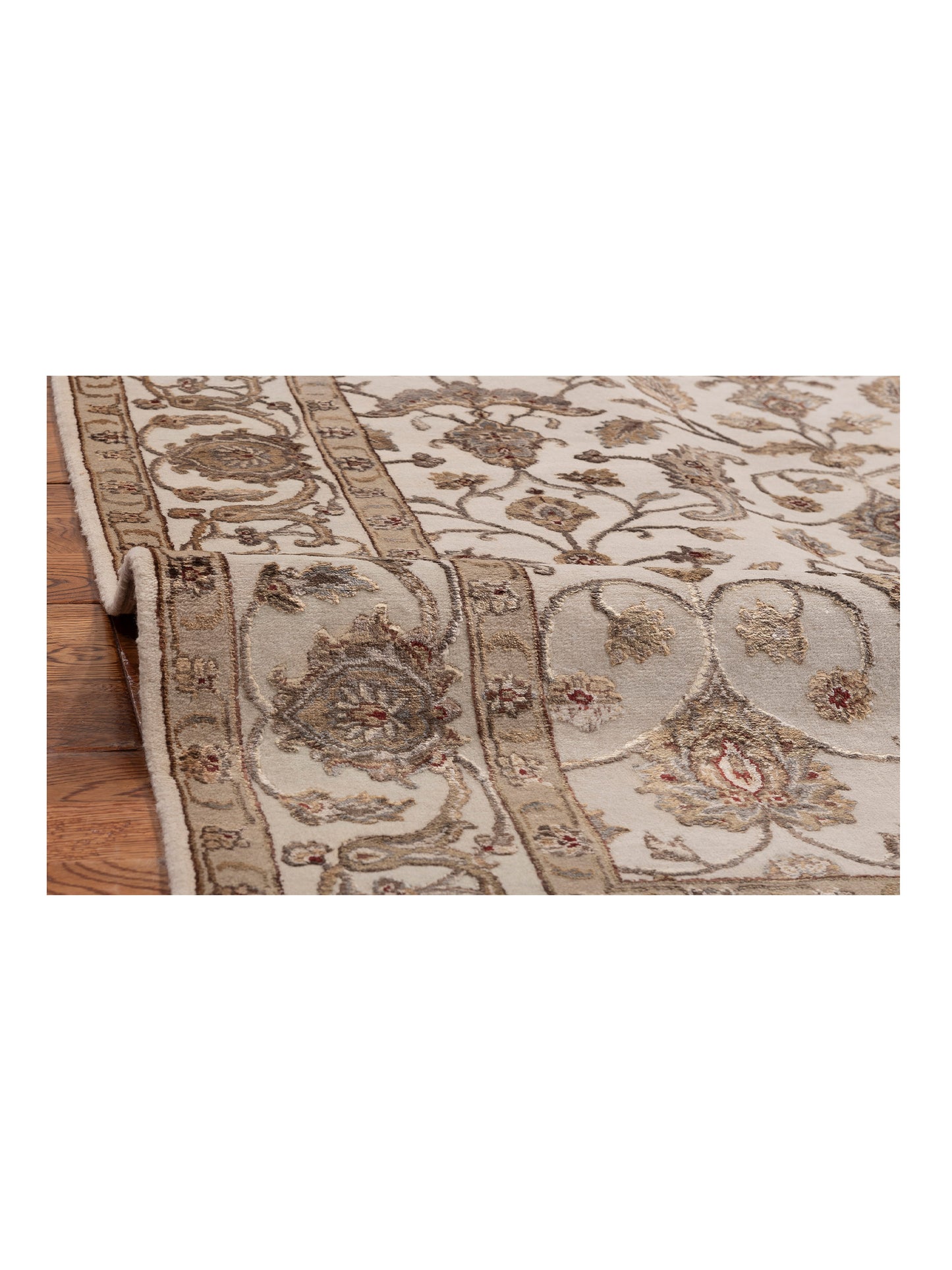Imperial 123365 Beige Cream 4.1x6 Hand Knotted Rug