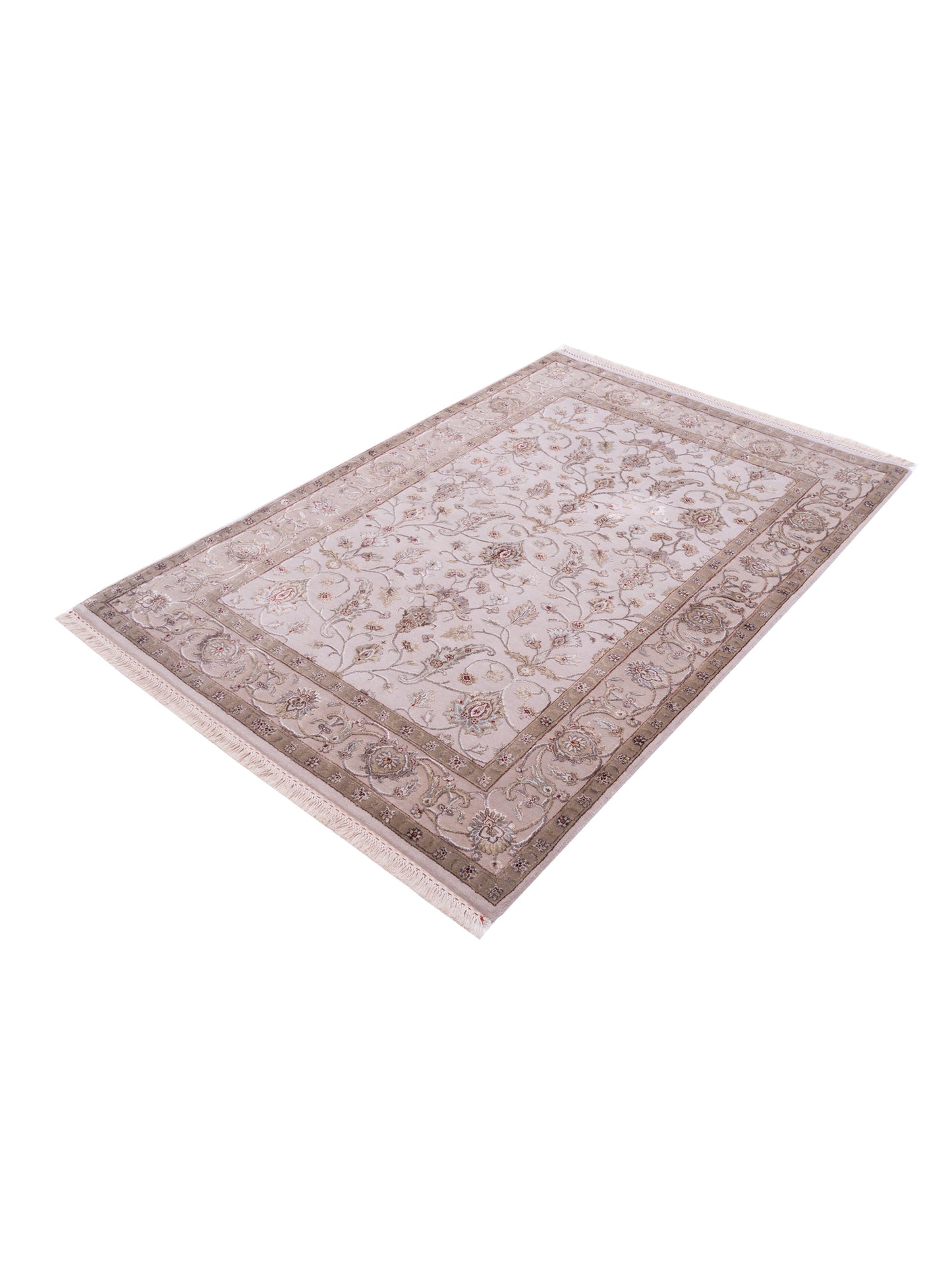 Imperial 123365 Beige Cream 4.1x6 Hand Knotted Rug