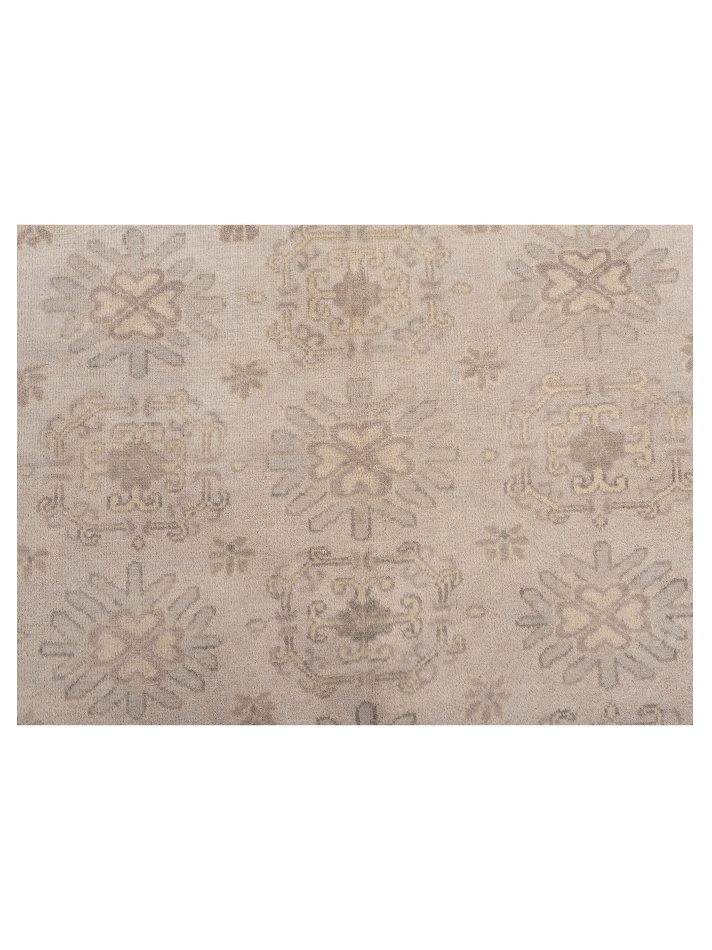 Evren 123397 Gray Gray 5.10x8.9 Hand Knotted Rug