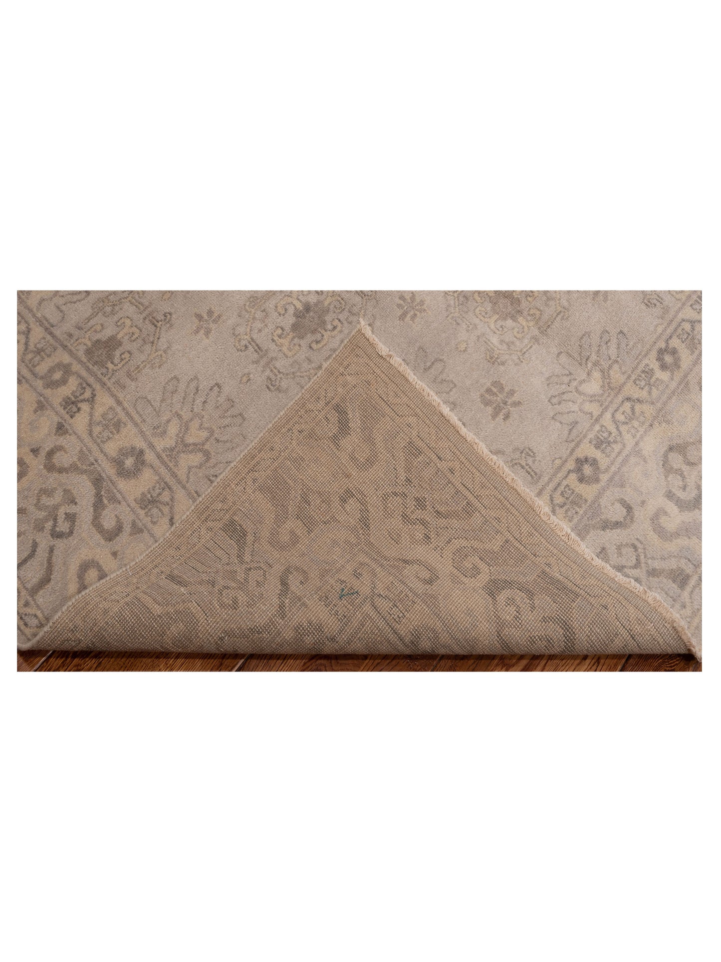 Evren 123397 Gray Gray 5.10x8.9 Hand Knotted Rug