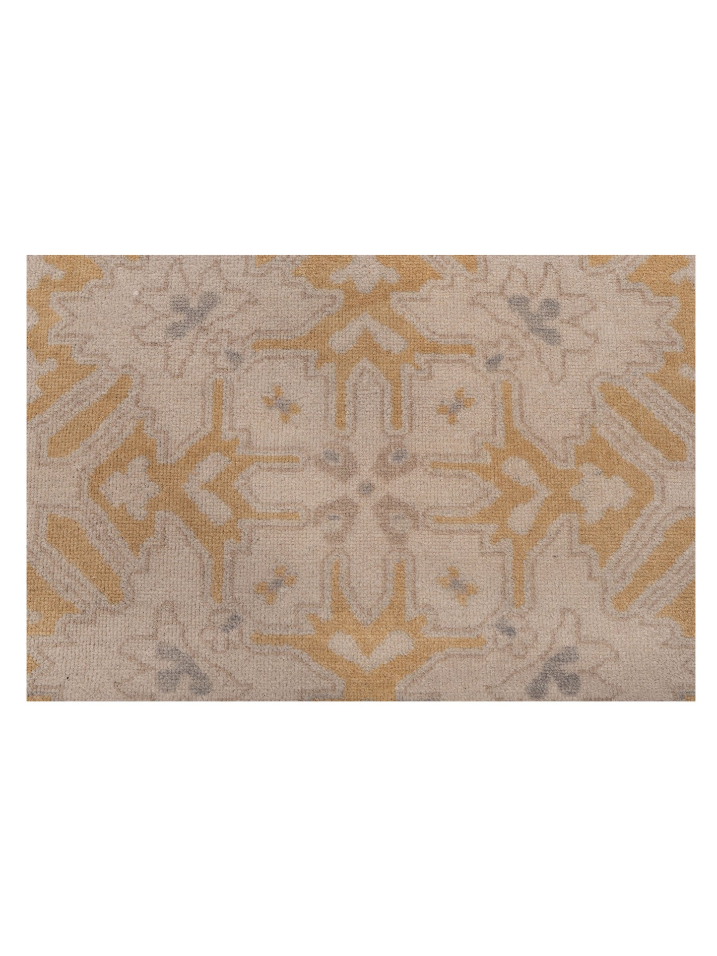 Evren 123402 Cream Gold 12x14.9 Hand Knotted Rug