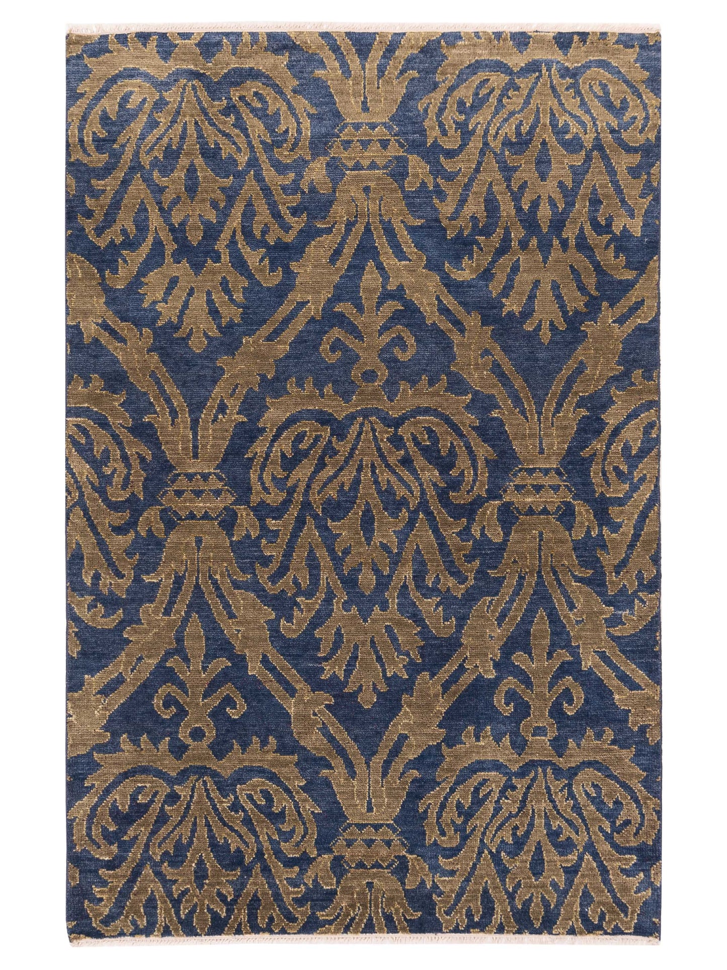 Rajpur Evren Navy Blue Gold Transitional