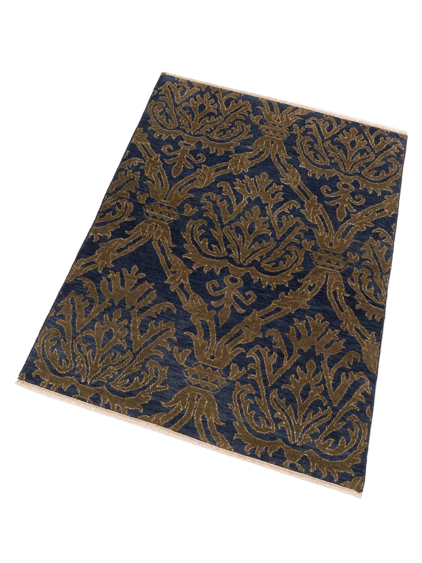 Evren 123423 Navy Gold 3.10x6 Hand Knotted Rug