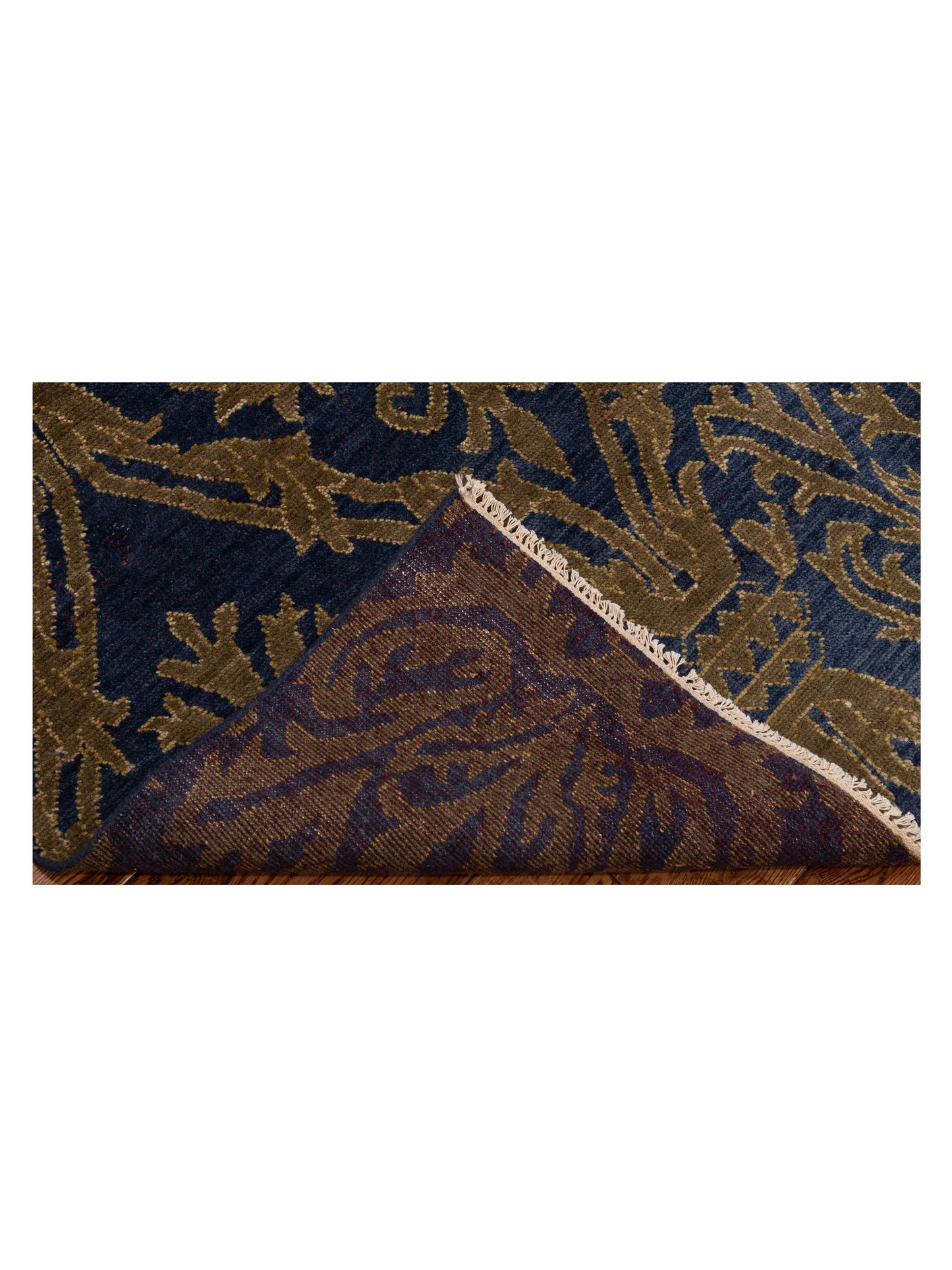 Evren 123423 Navy Gold 3.10x6 Hand Knotted Rug