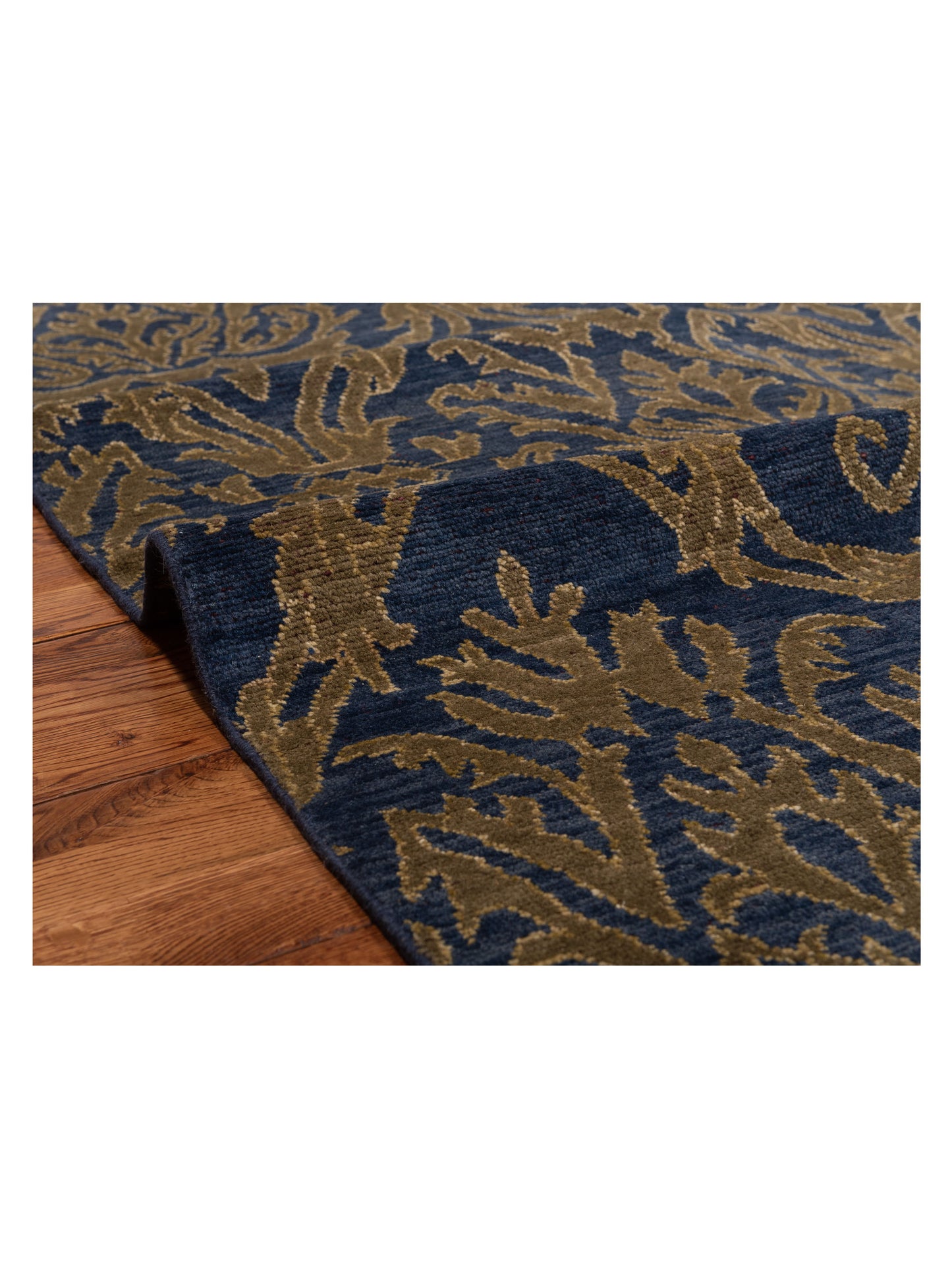 Evren 123423 Navy Gold 3.10x6 Hand Knotted Rug