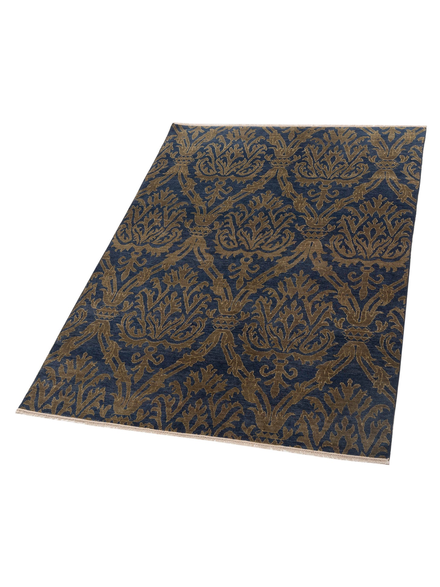 Evren 123426 Navy Navy 6.1x8.11 Hand Knotted Rug