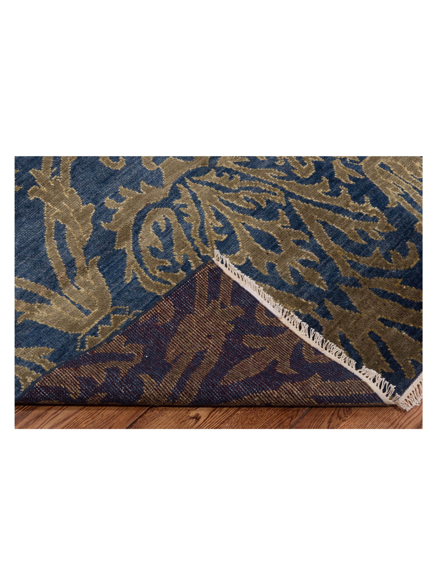 Evren 123426 Navy Navy 6.1x8.11 Hand Knotted Rug