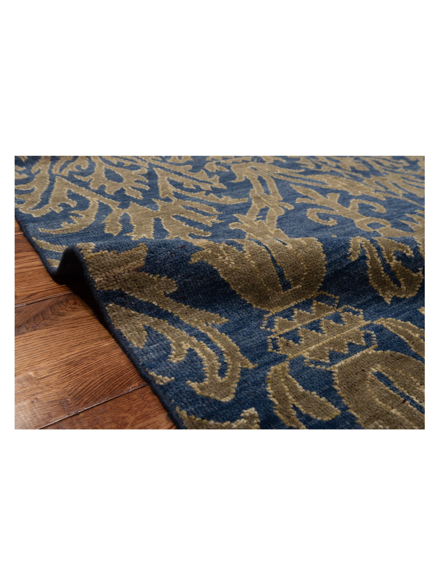 Evren 123426 Navy Navy 6.1x8.11 Hand Knotted Rug