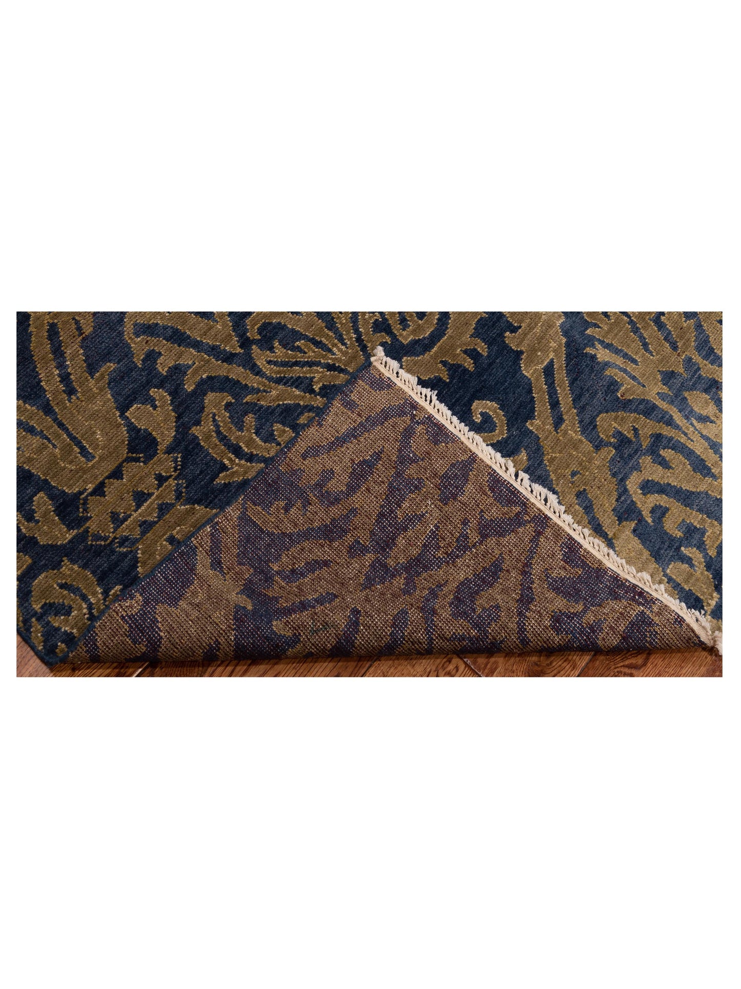 Evren 123427 Navy Gold 6x9.2 Hand Knotted Rug