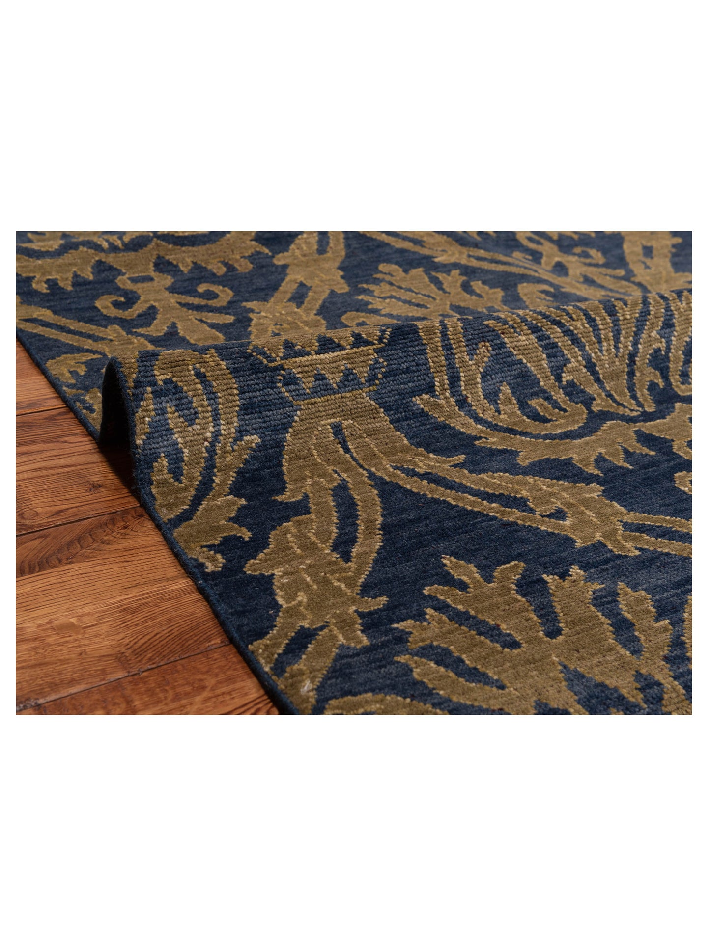 Evren 123427 Navy Gold 6x9.2 Hand Knotted Rug