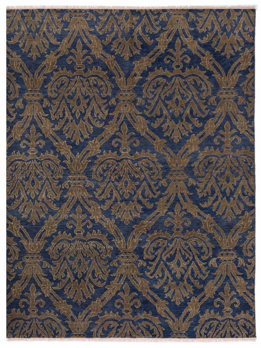 Rajpur Evren  Navy Blue Gold  Transitional