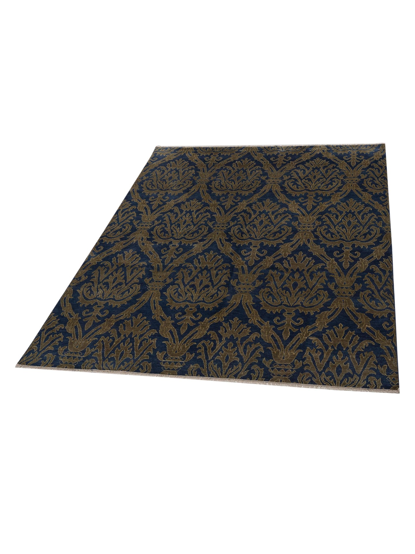 Evren 123430 Navy Gold 8x10 Hand Knotted Rug