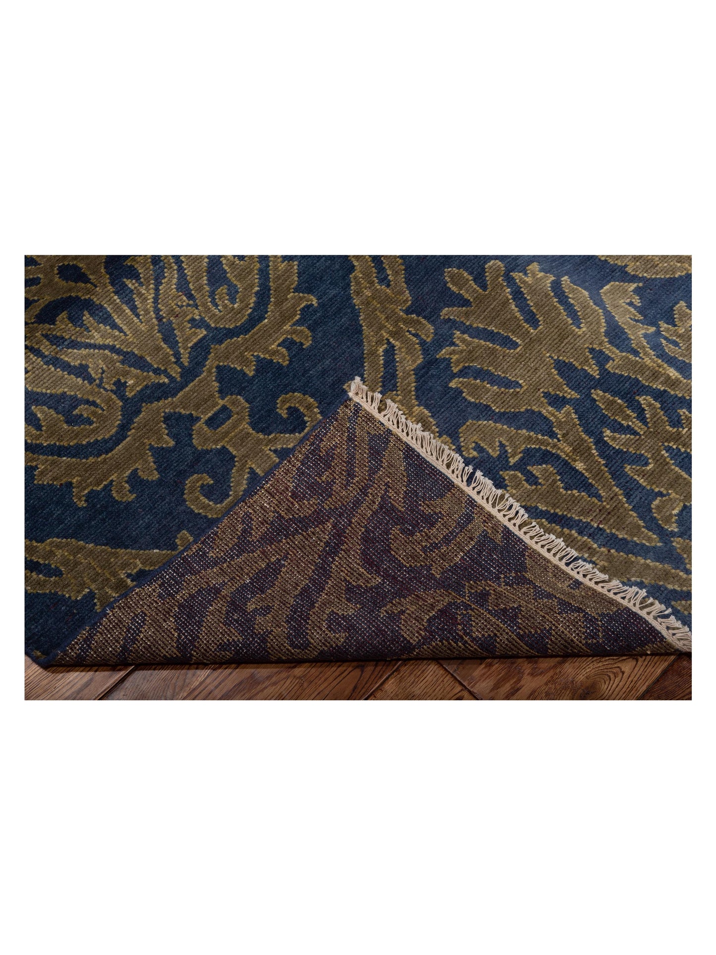 Evren 123430 Navy Gold 8x10 Hand Knotted Rug