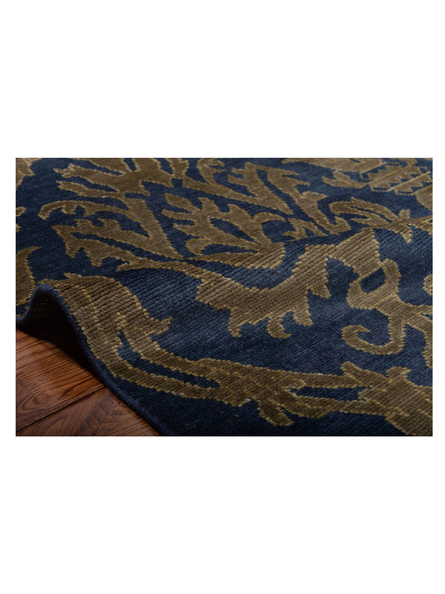 Evren 123430 Navy Gold 8x10 Hand Knotted Rug