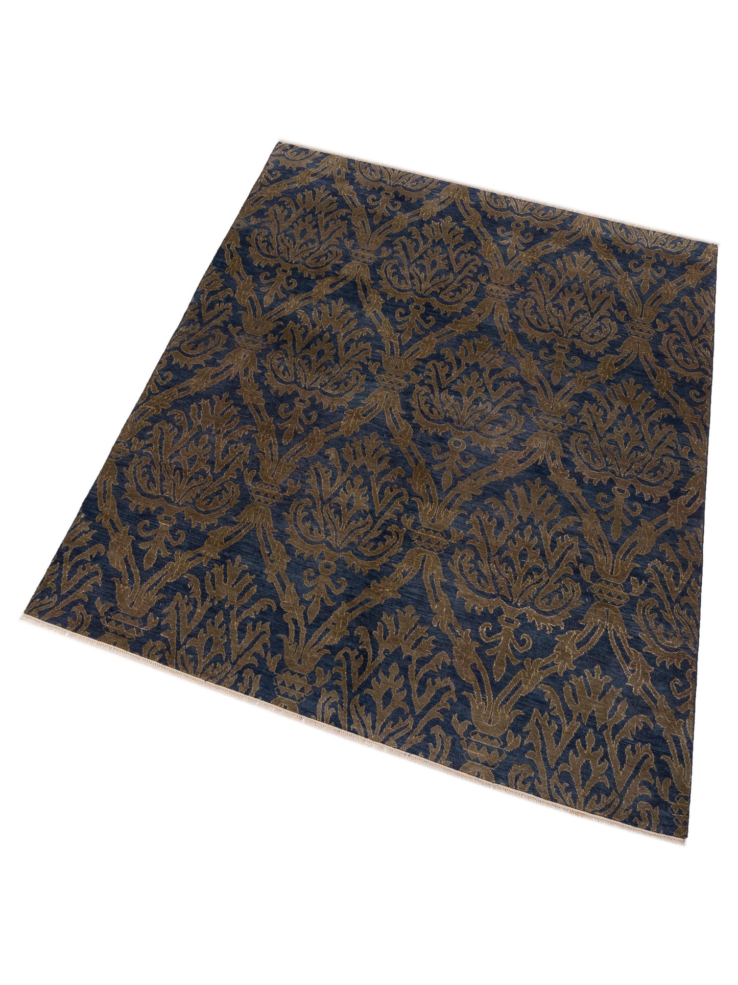 Evren 123431 Navy Gold 8x10 Hand Knotted Rug